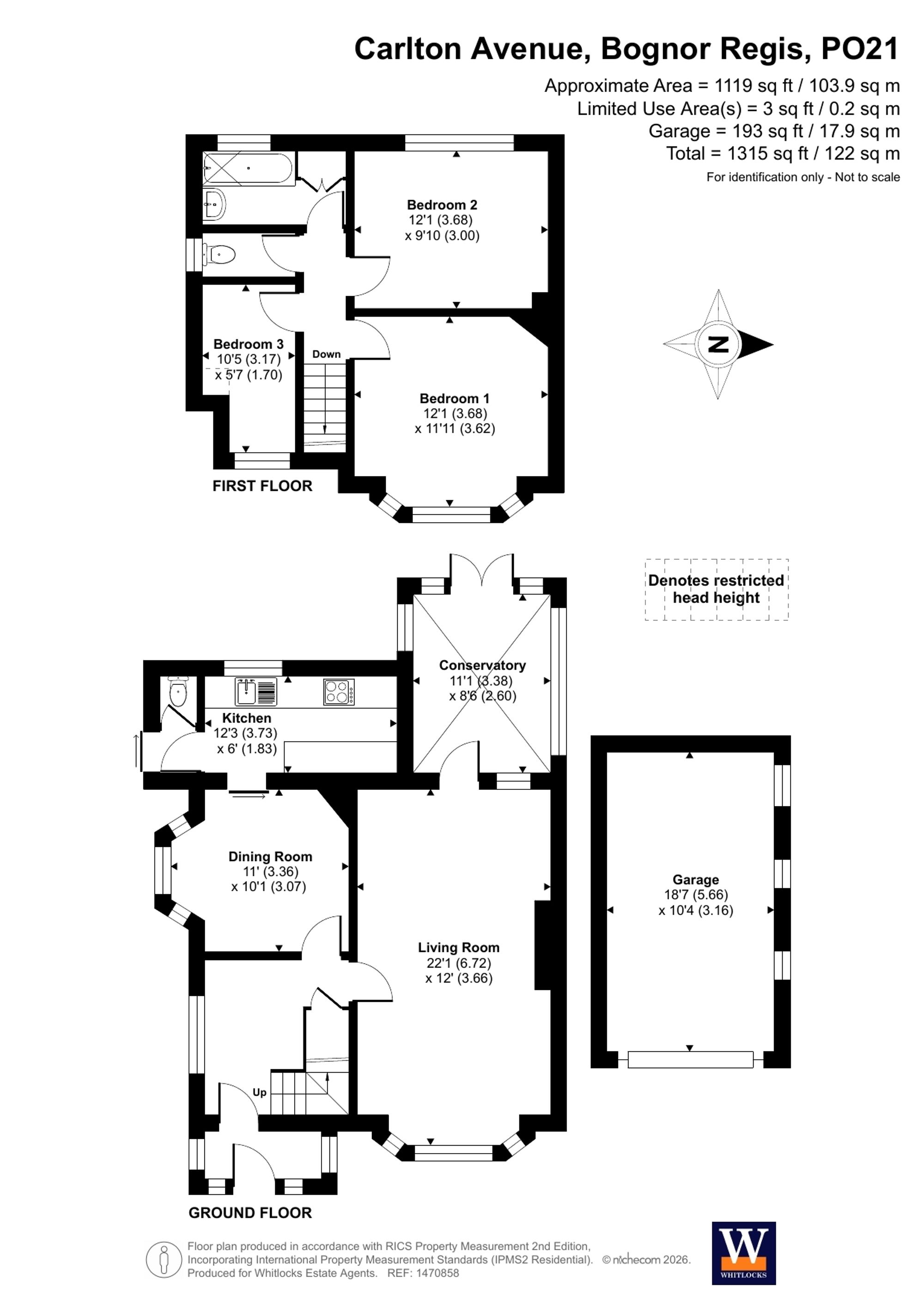 29 Carlton Avenue, Bognor Regis floorplan