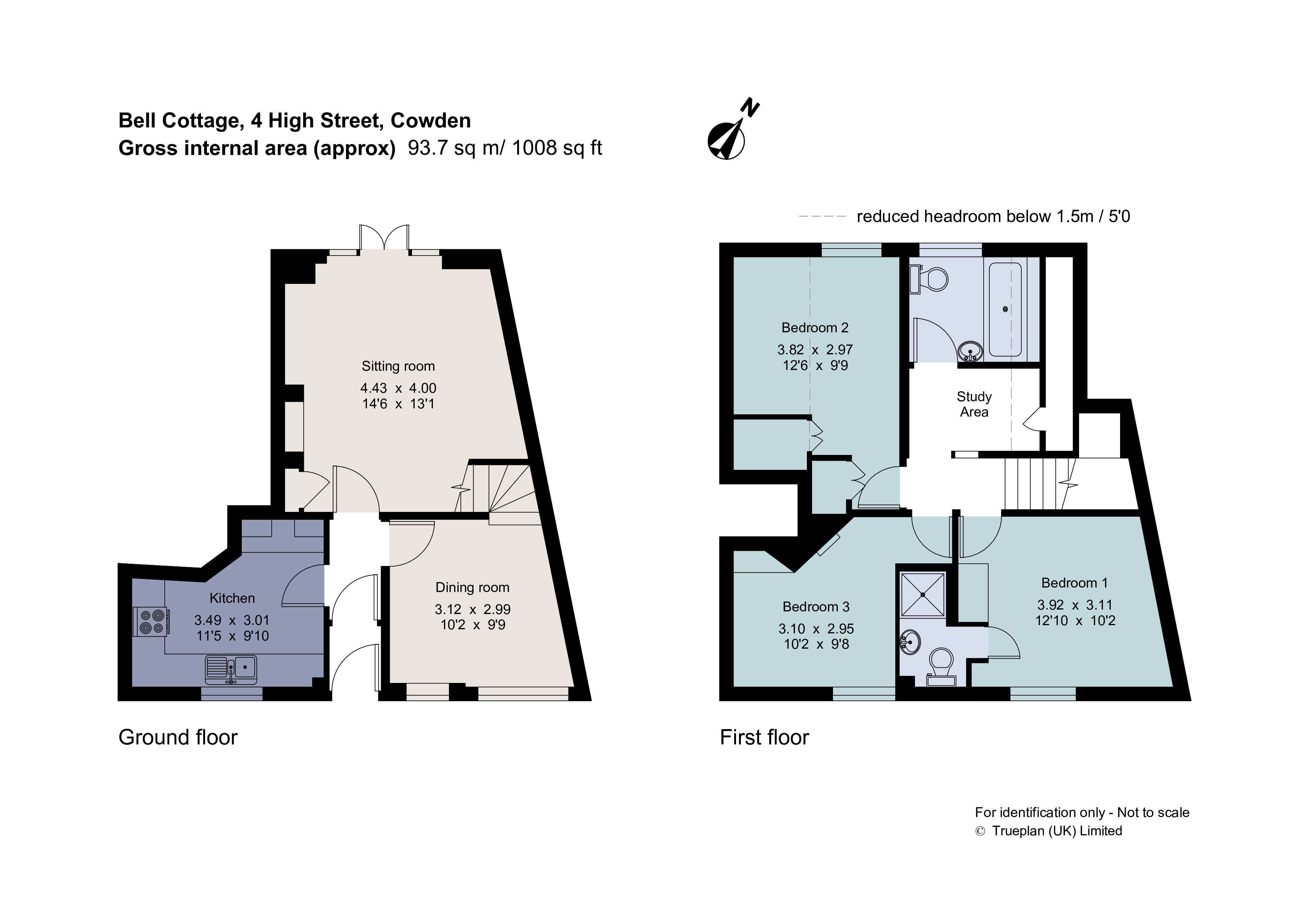 Bell Cottage, 4, High Street, Edenbridge floorplan
