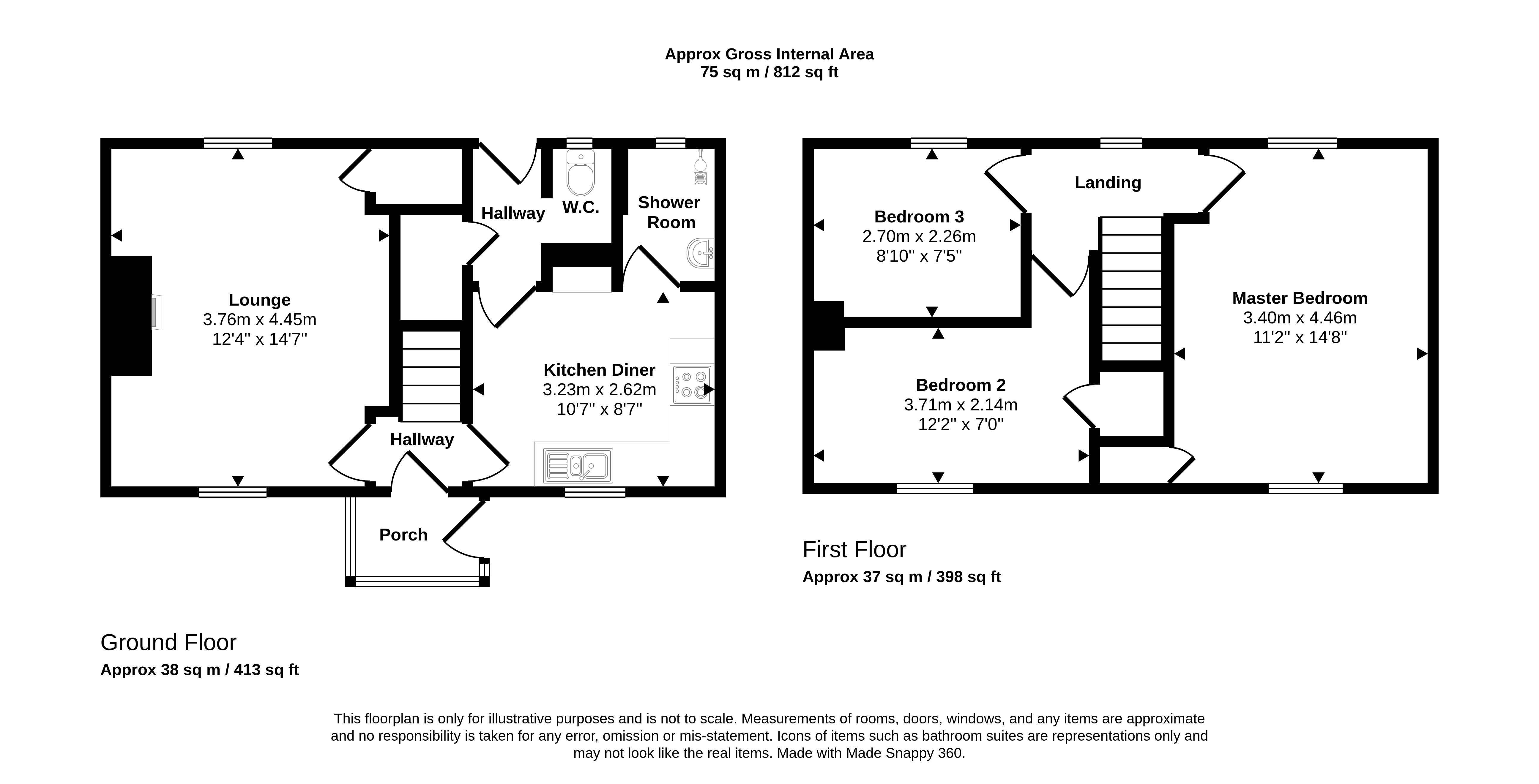 10, Lowthian Crescent, Newcastle upon Tyne floorplan