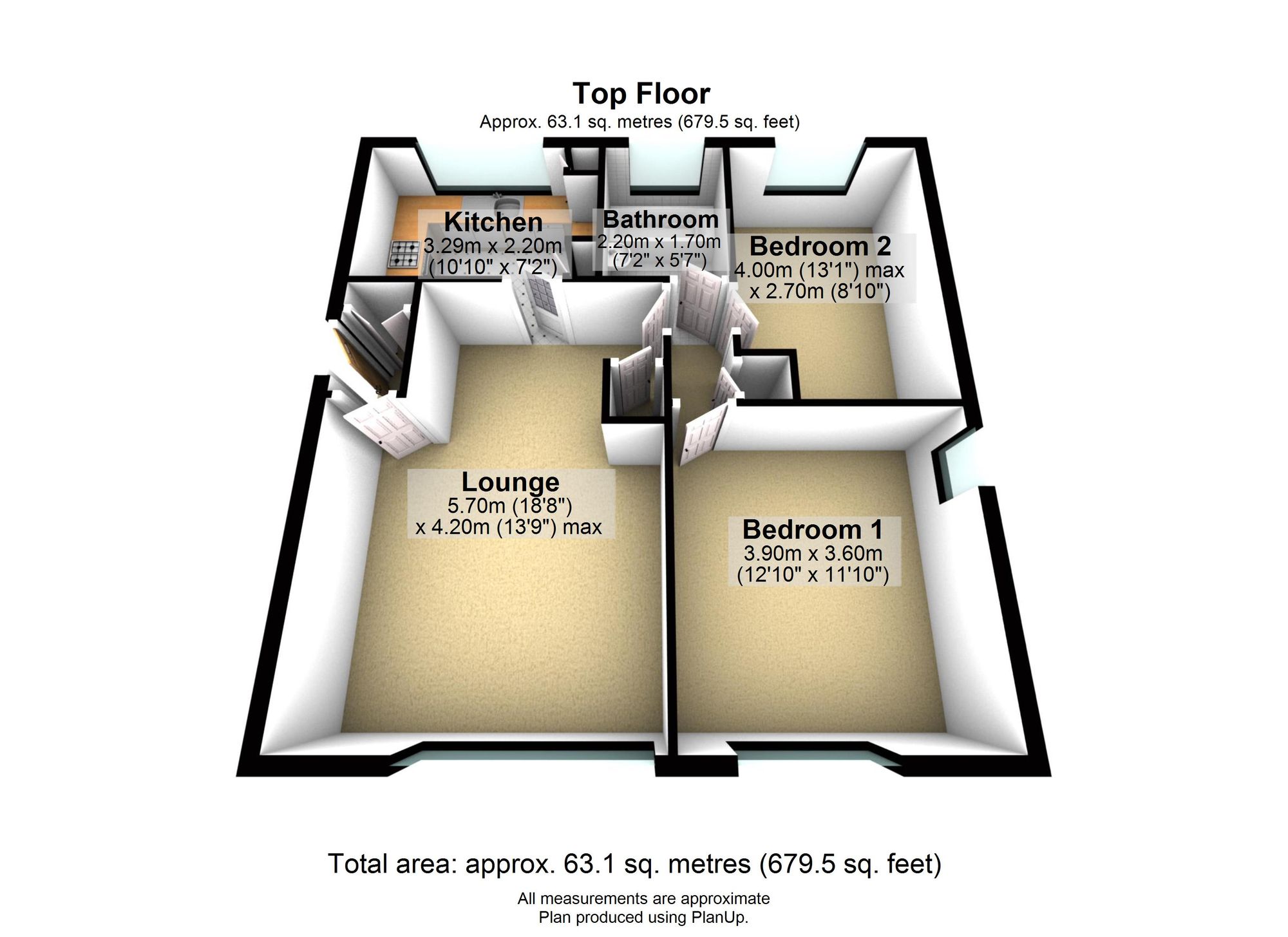 12 Silverdale Court, Sheffield floorplan