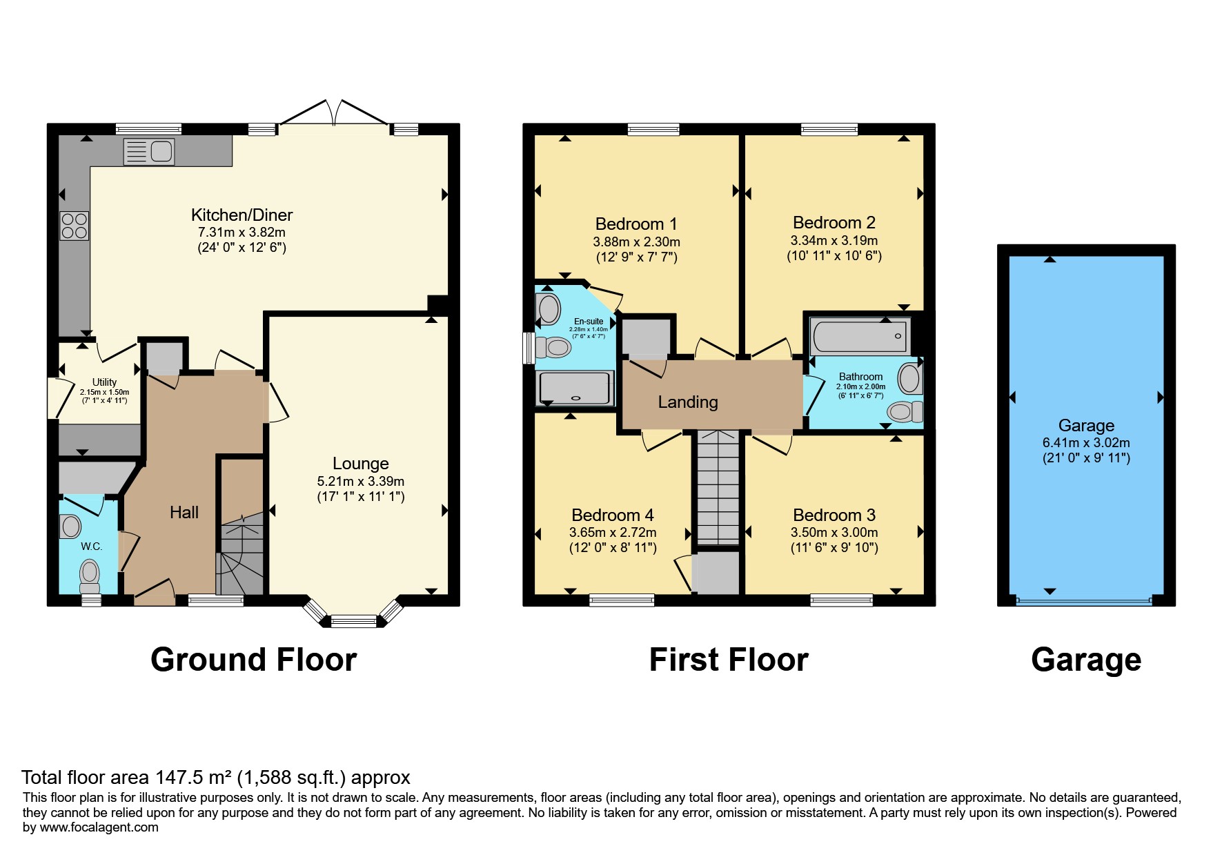 11, James Ancaster Avenue, Corby Glen, Grantham floorplan