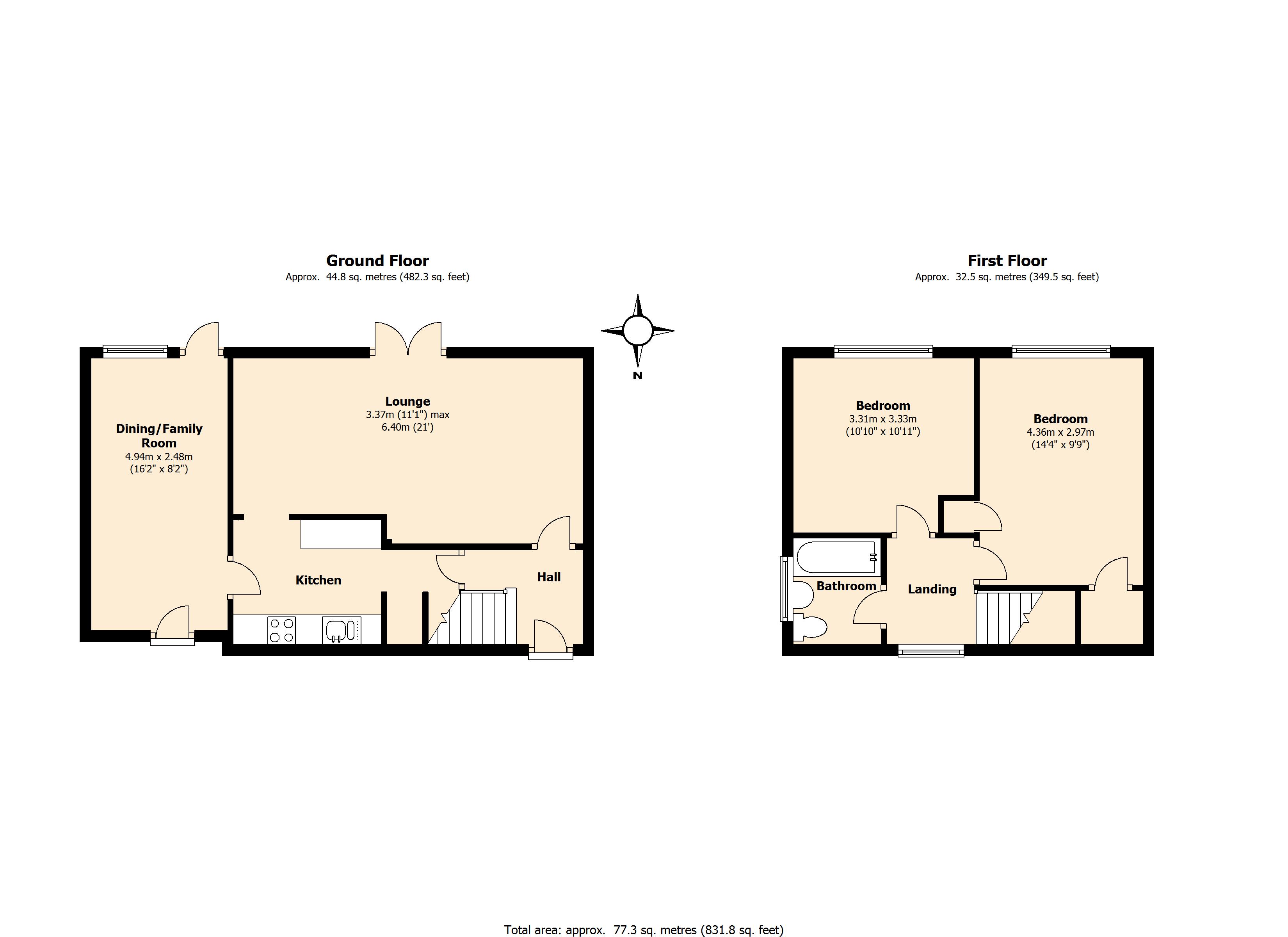 2 Bedrooms End terrace house for sale in Preston Lane, Tadworth KT20