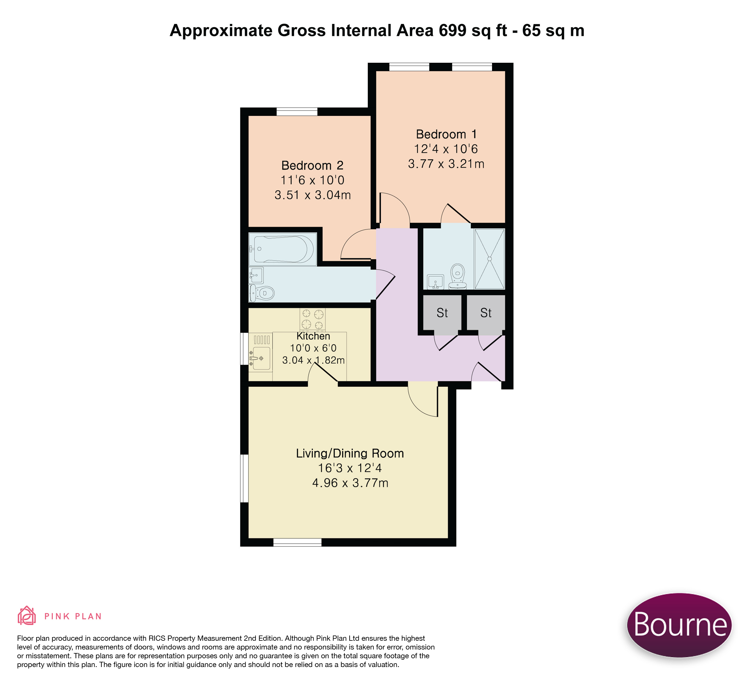 4 Prospect Place,, Hipley Street, Woking floorplan