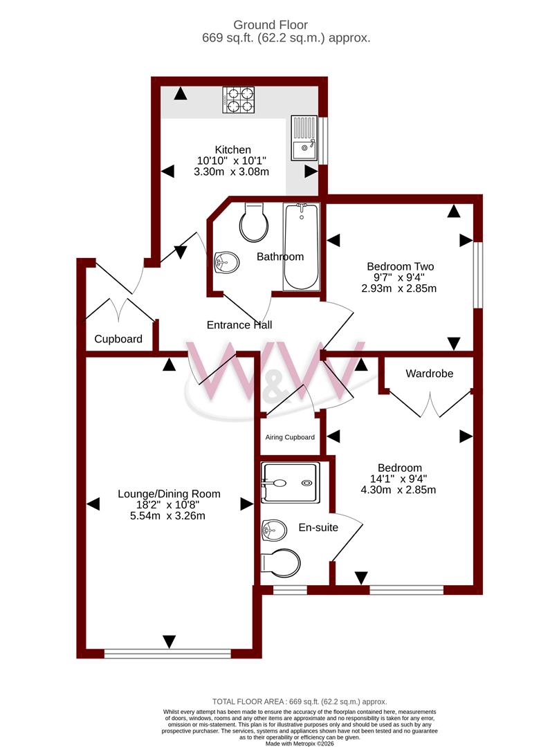 4, Walker Place, Southampton floorplan