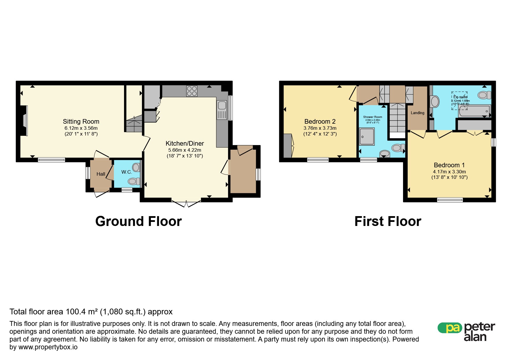 1, Sunnyside Cottages, Beggars Pound, St. Athan floorplan