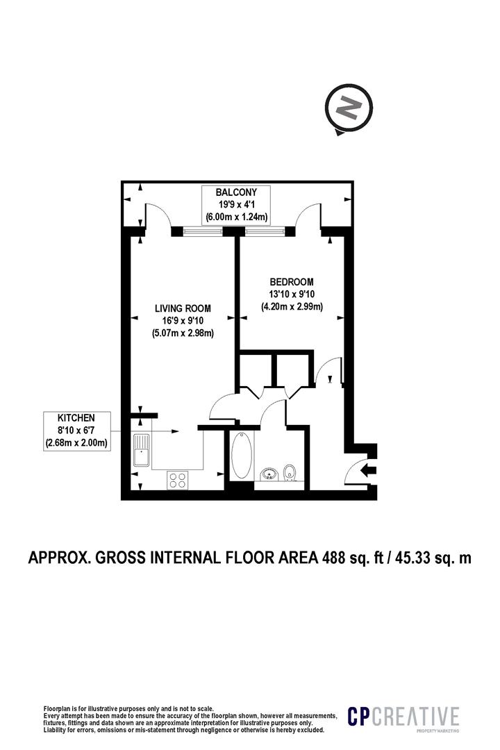 Viridian Apartments, 75 Battersea Park Road, London SW8, 1 bedroom flat for sale 62255537