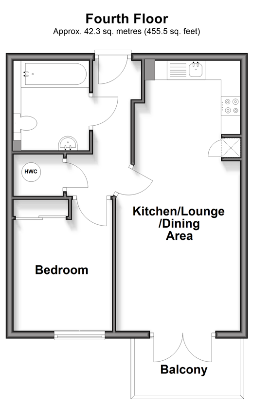 Ocean Drive, Gillingham floorplan