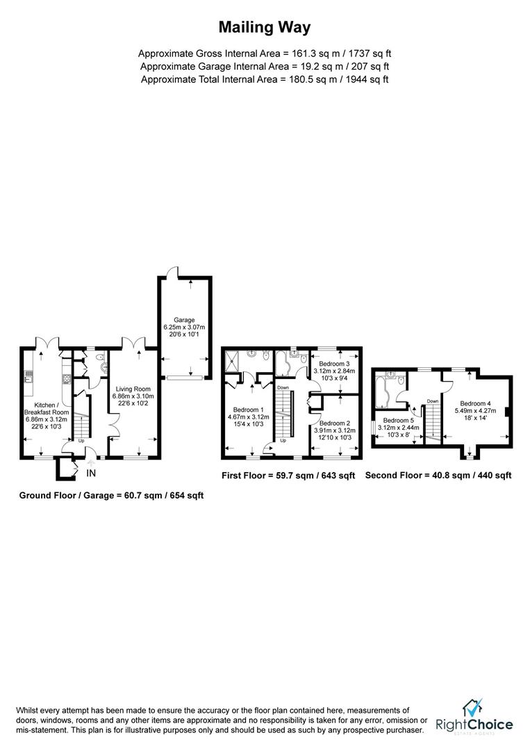27, Mailing Way, Basingstoke floorplan