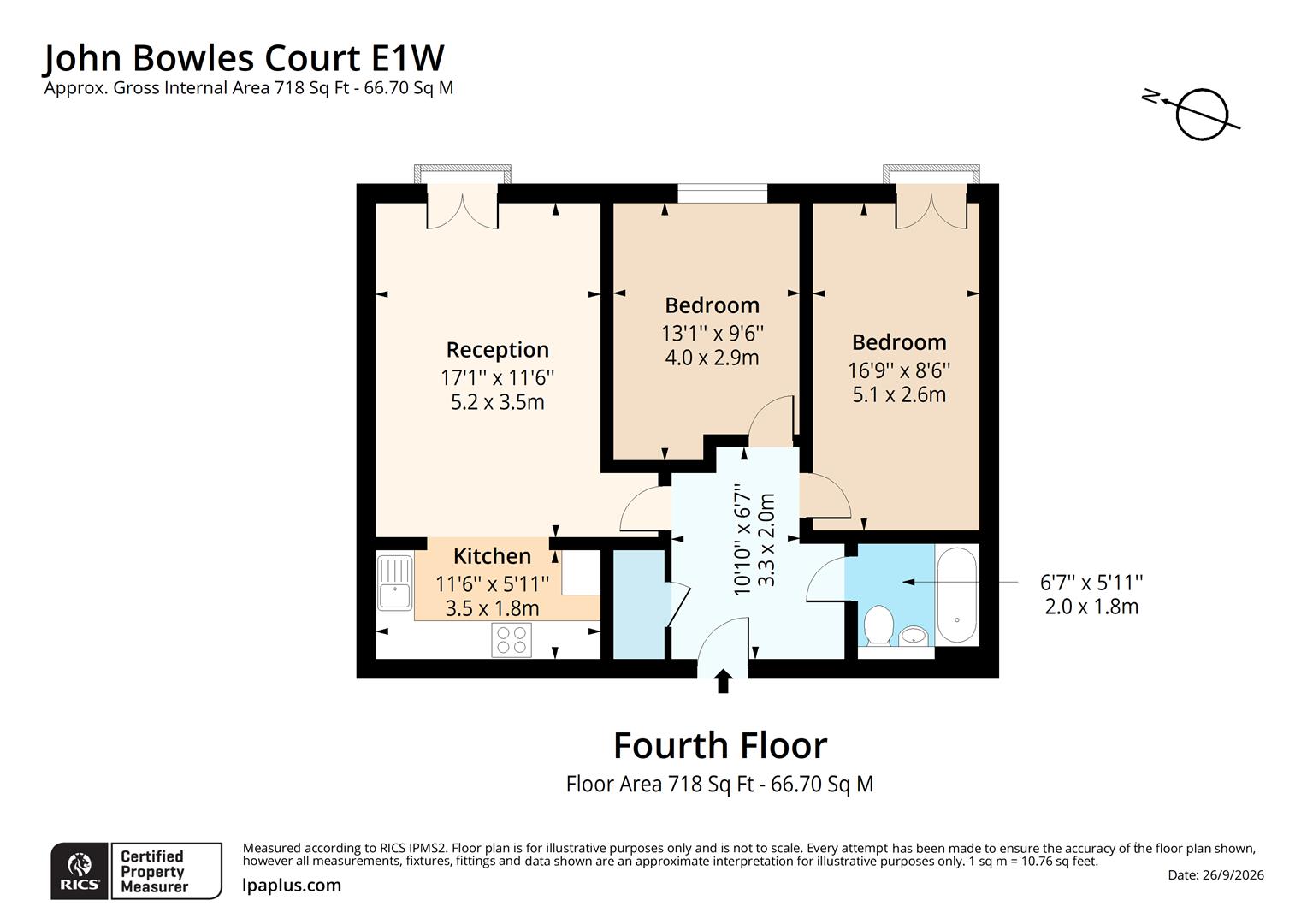 69 Schoolhouse Lane, London floorplan