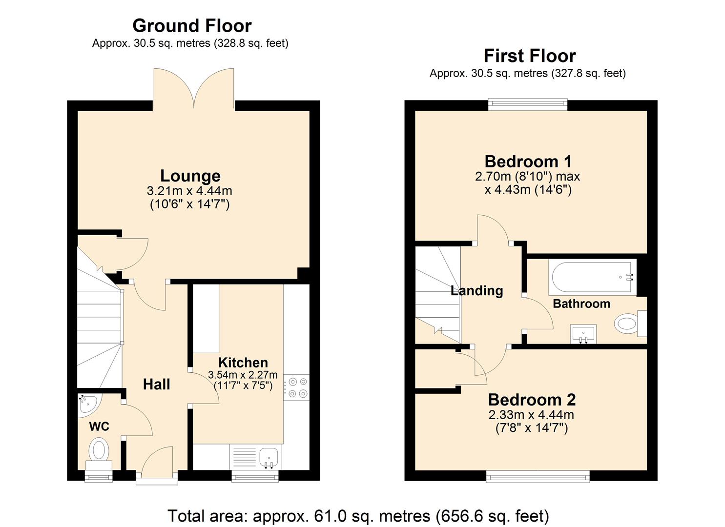 33, Stable Walk, Hull floorplan