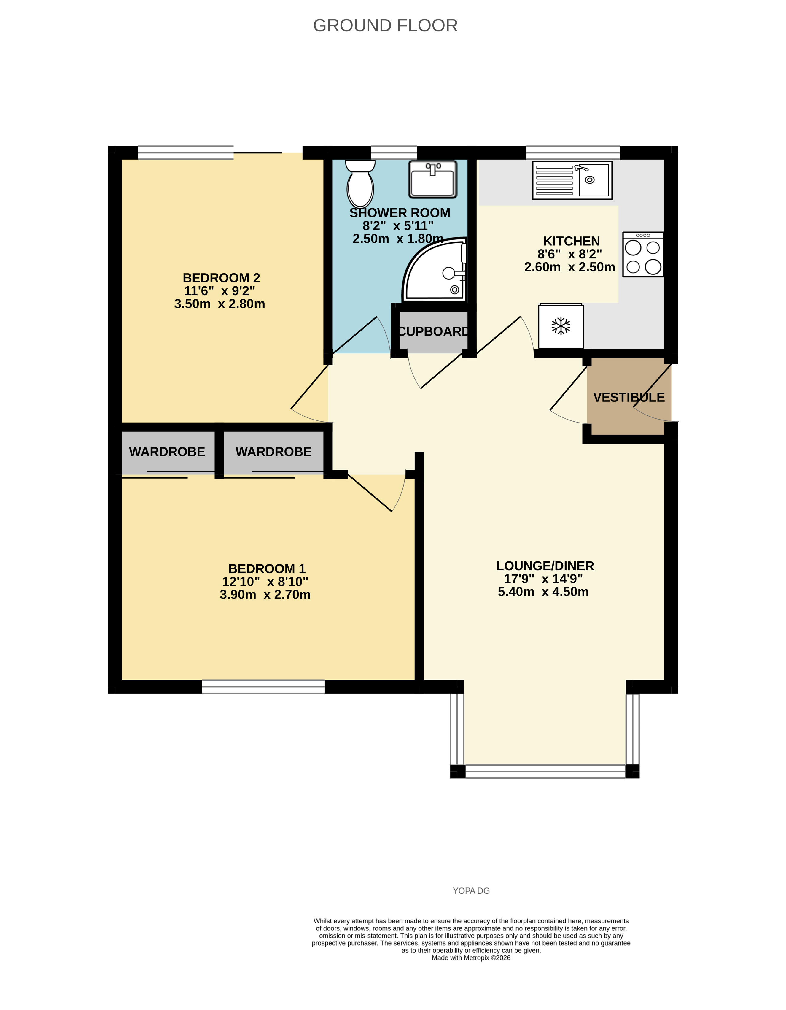 15b, Yarrow Drive, Dumfries floorplan