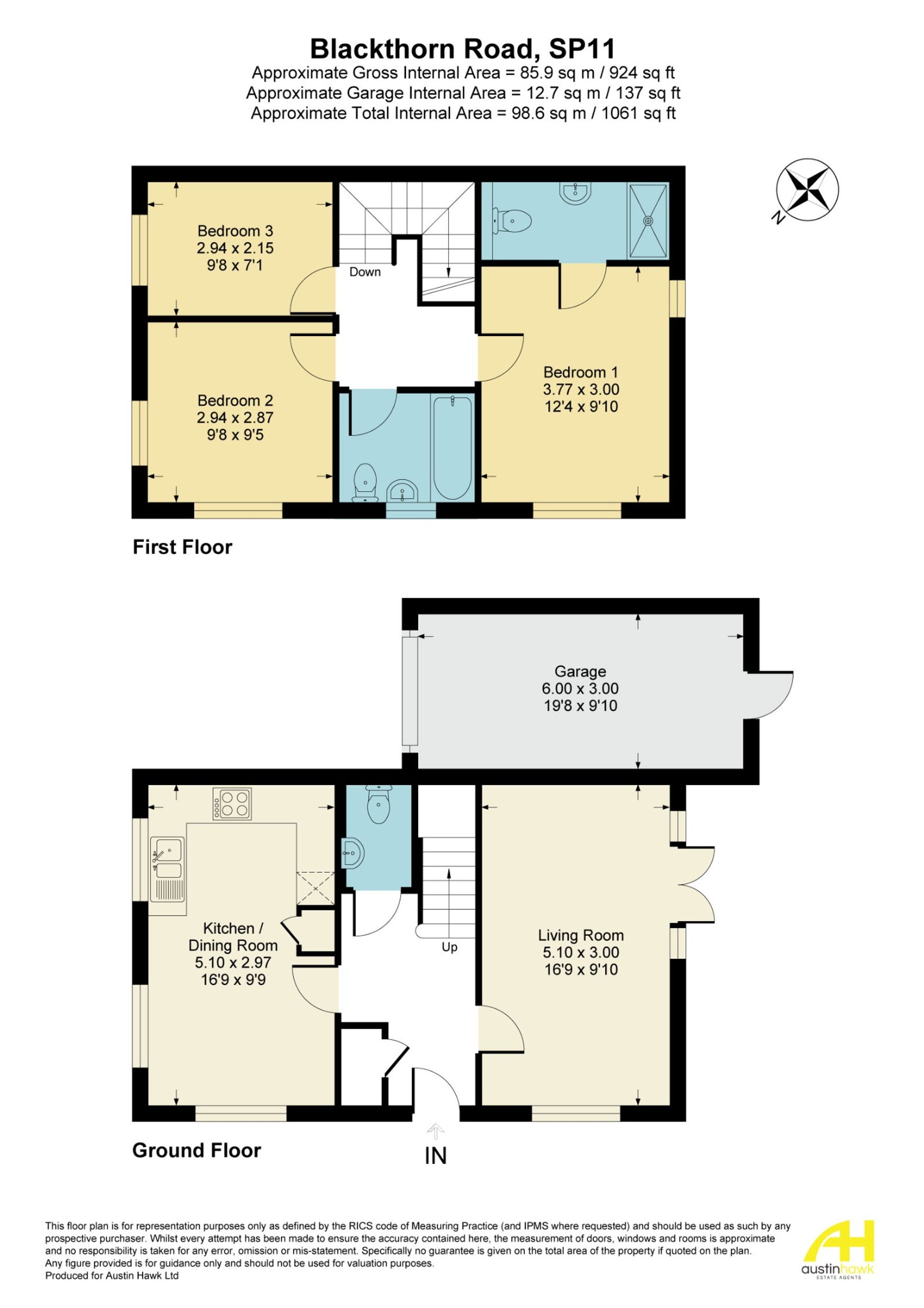 20 Blackthorn Road, Andover floorplan