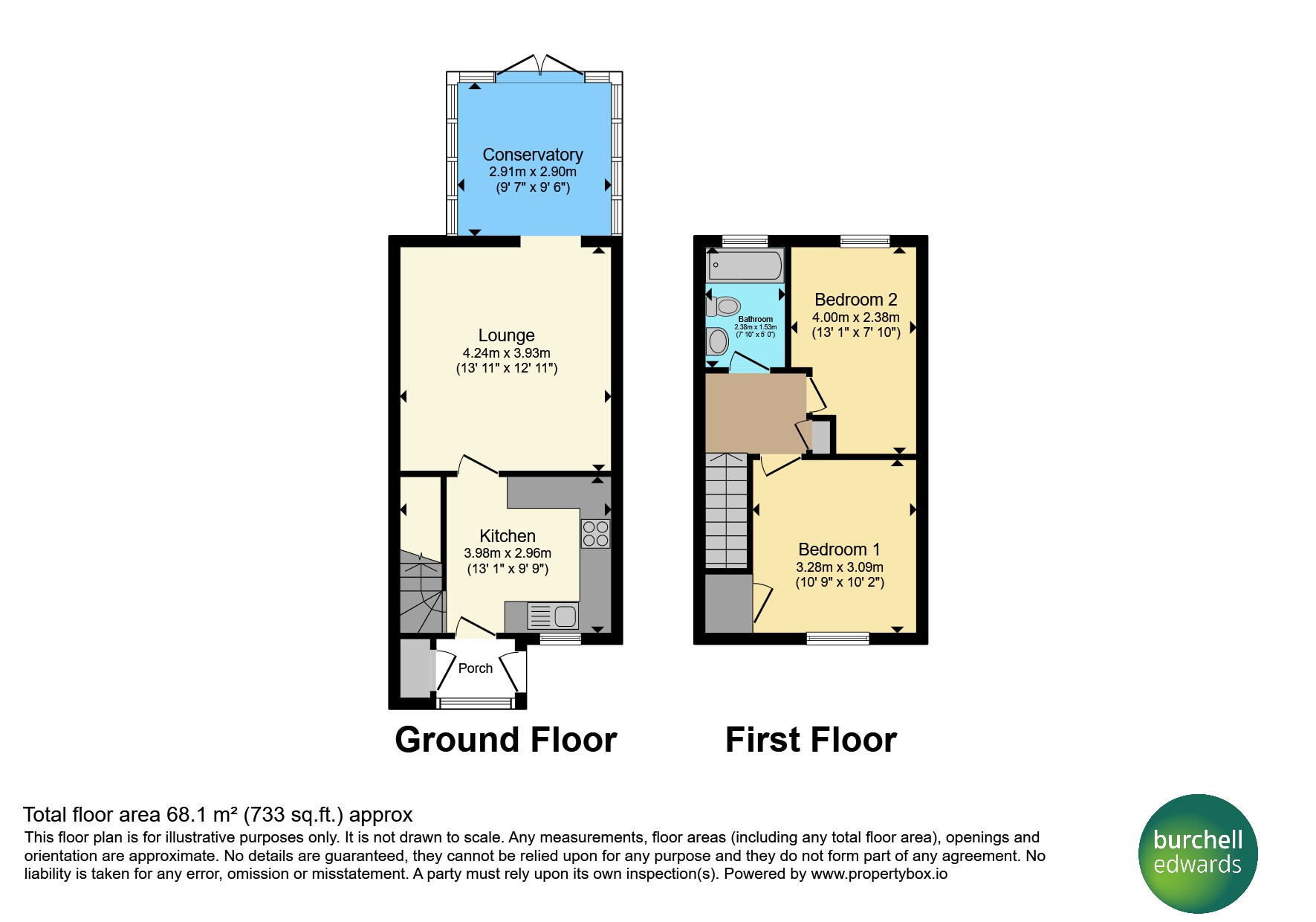 3, Kirks Lane, BELPER floorplan