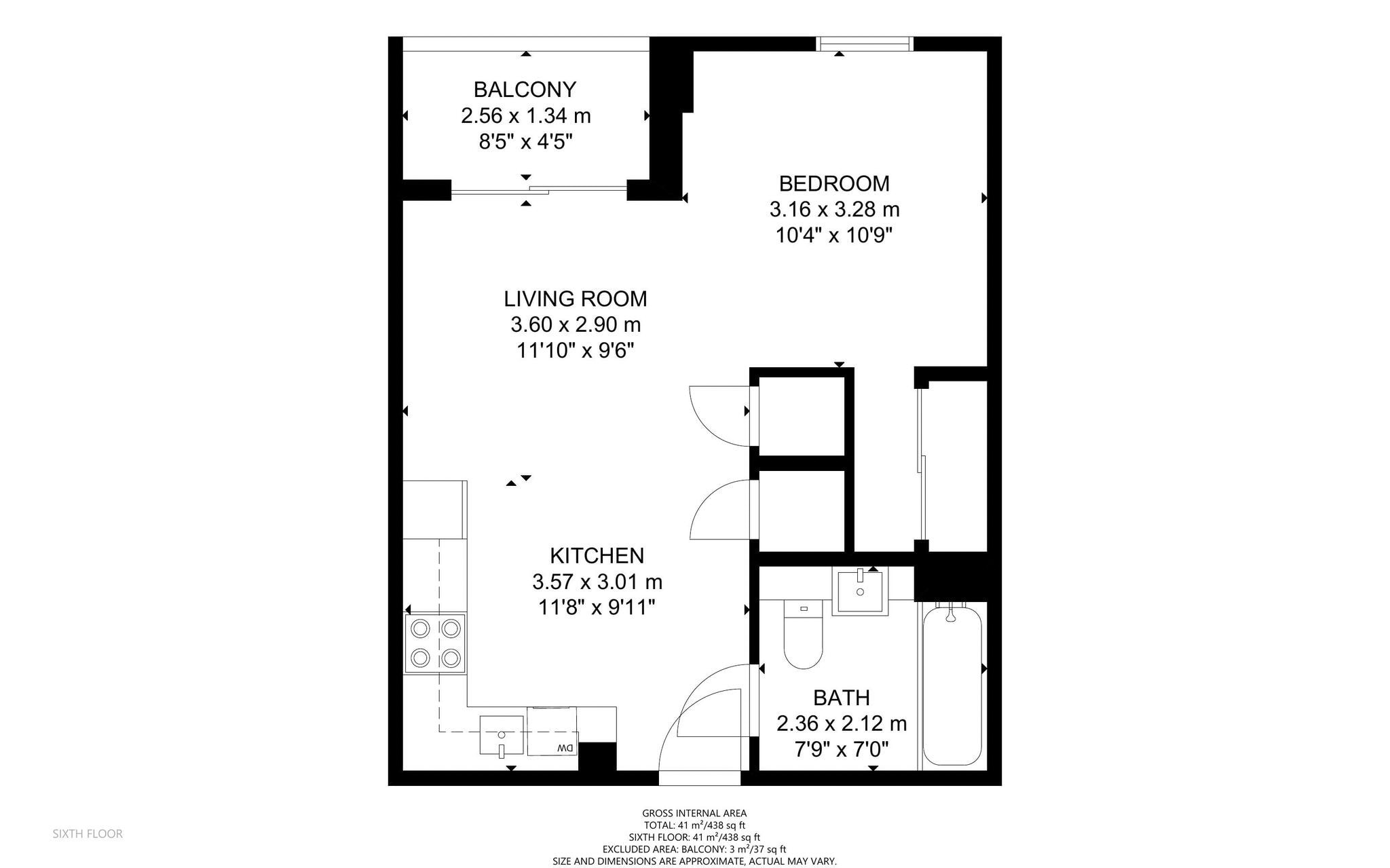 18 Bach House, London floorplan