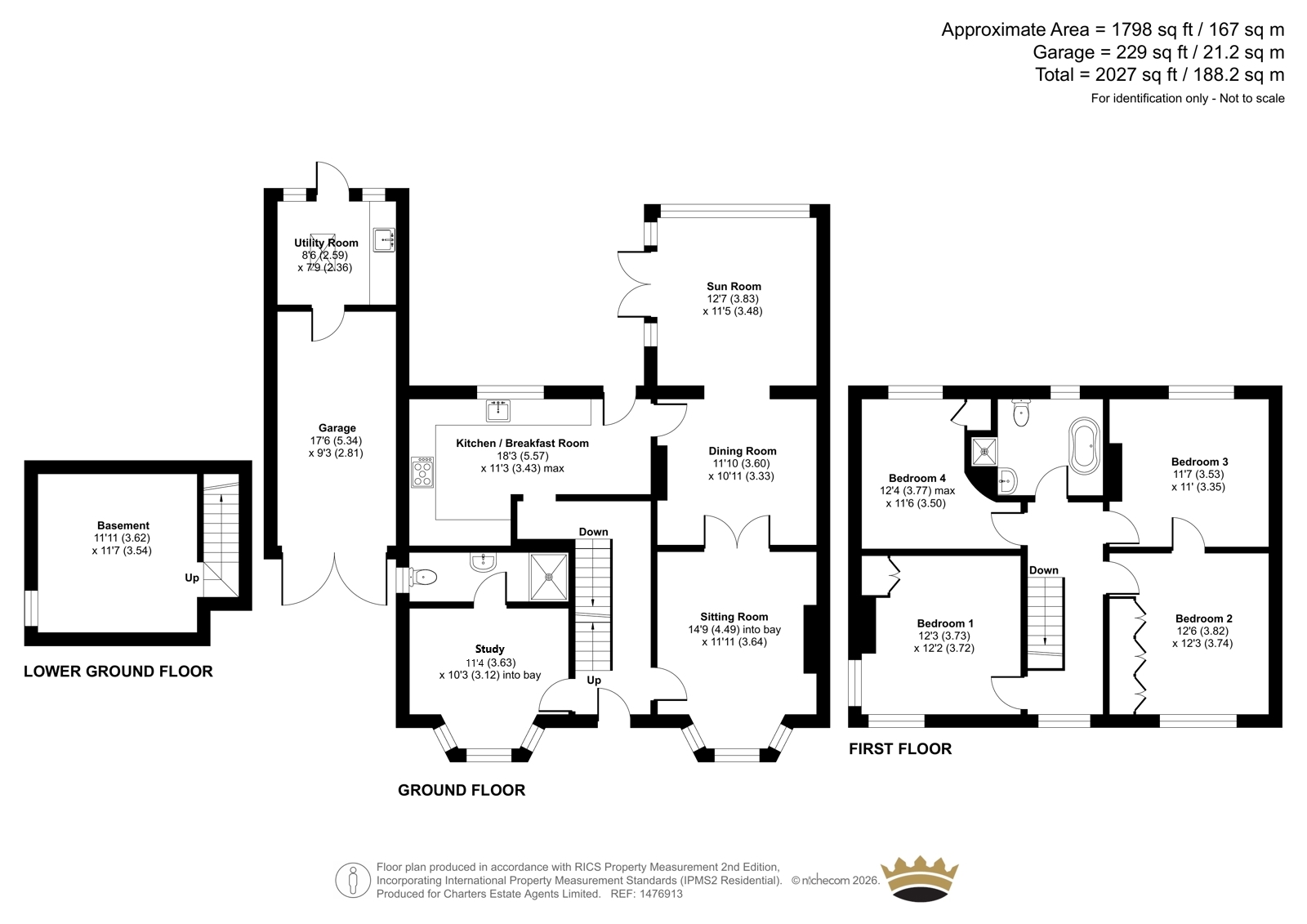 117, Upper Weybourne Lane, Surrey floorplan