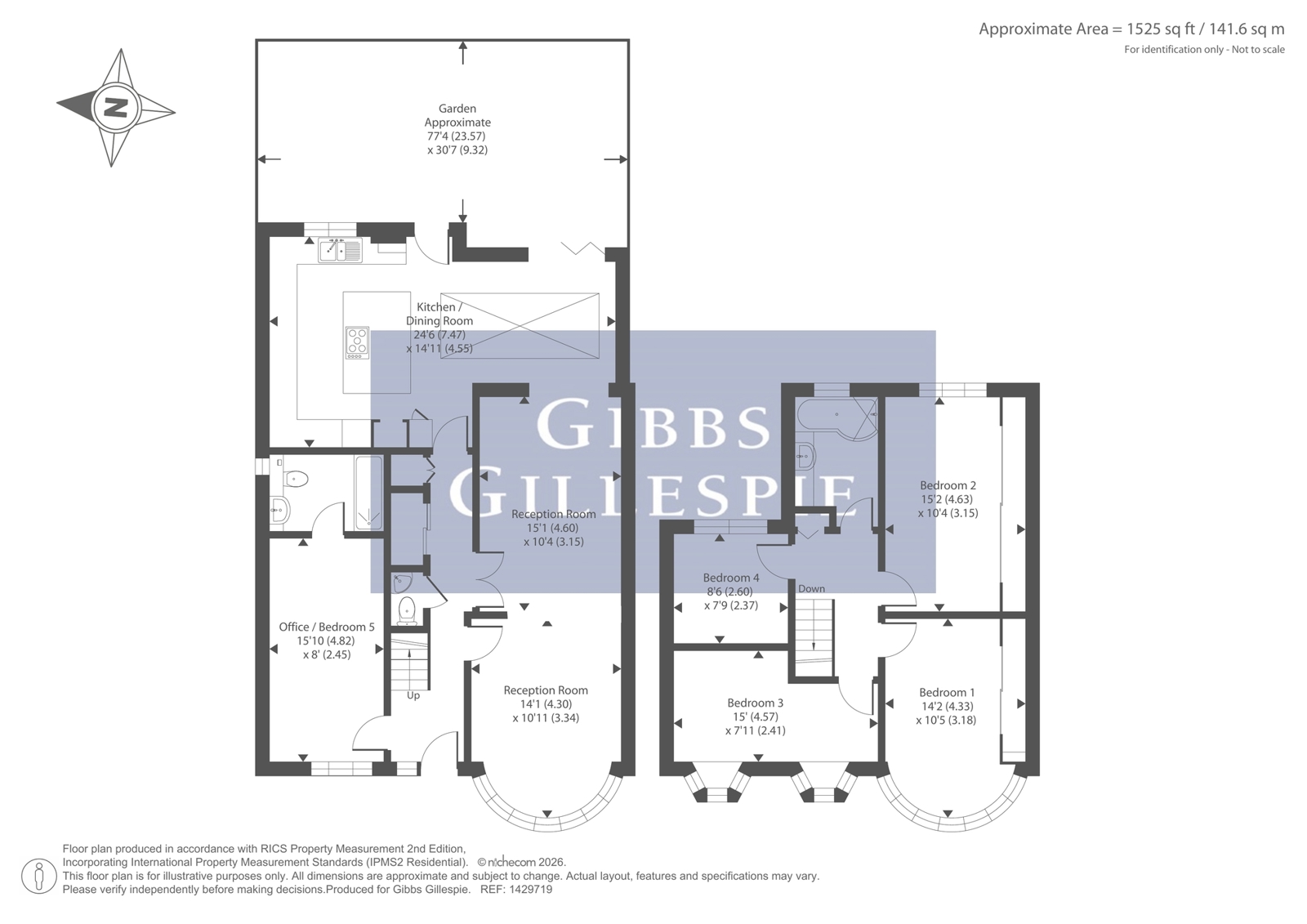 134, Torbay Road, Middlesex floorplan