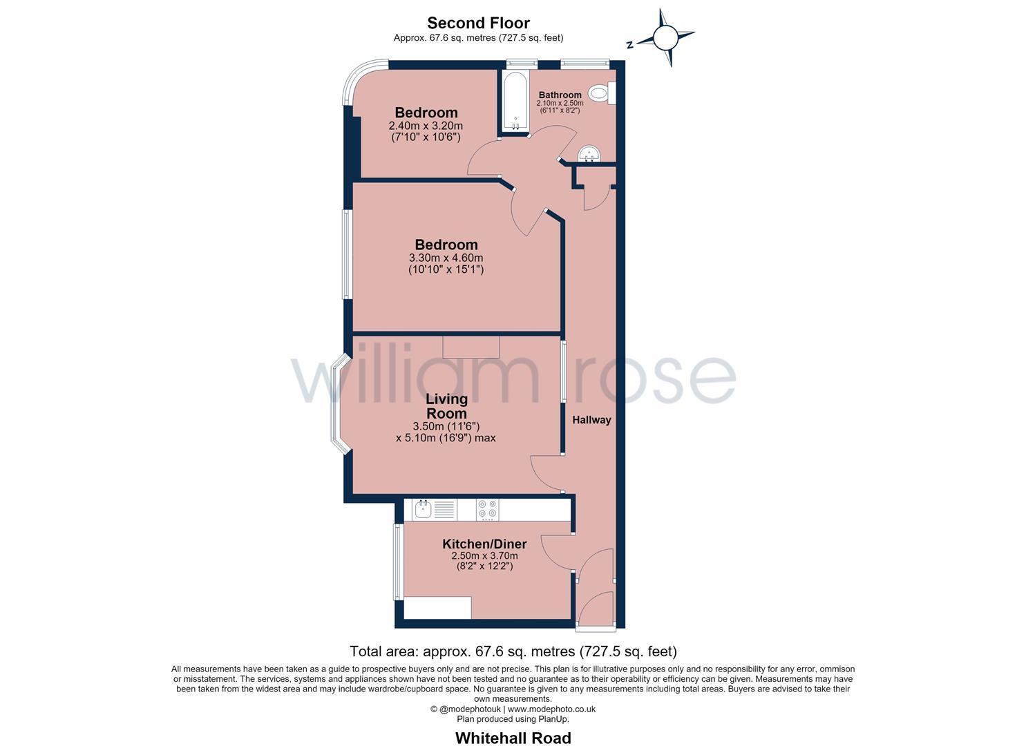 Flat 10, Seymour Court, Whitehall Road, London floorplan