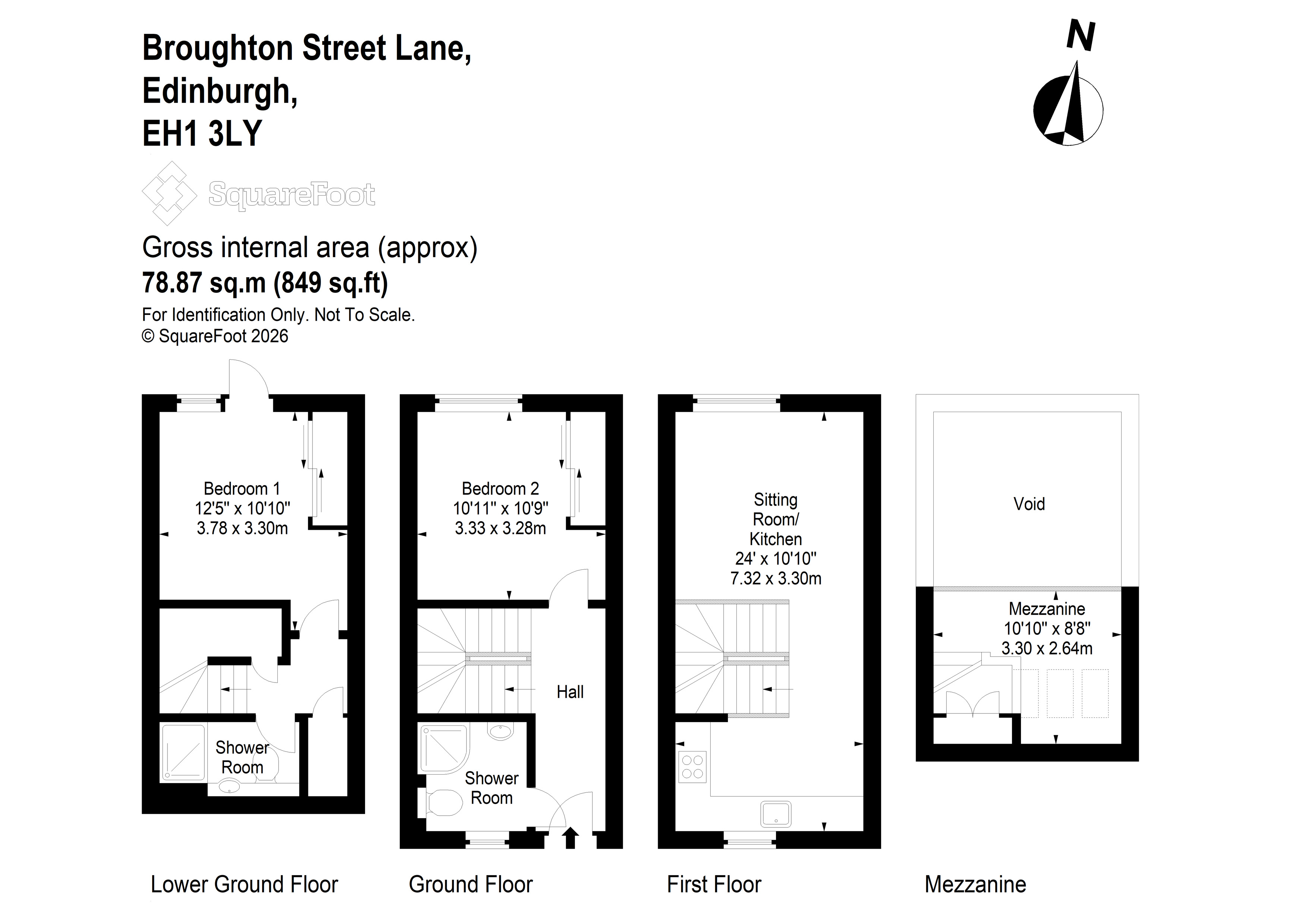 4E,, Broughton Street Lane, Midlothian floorplan