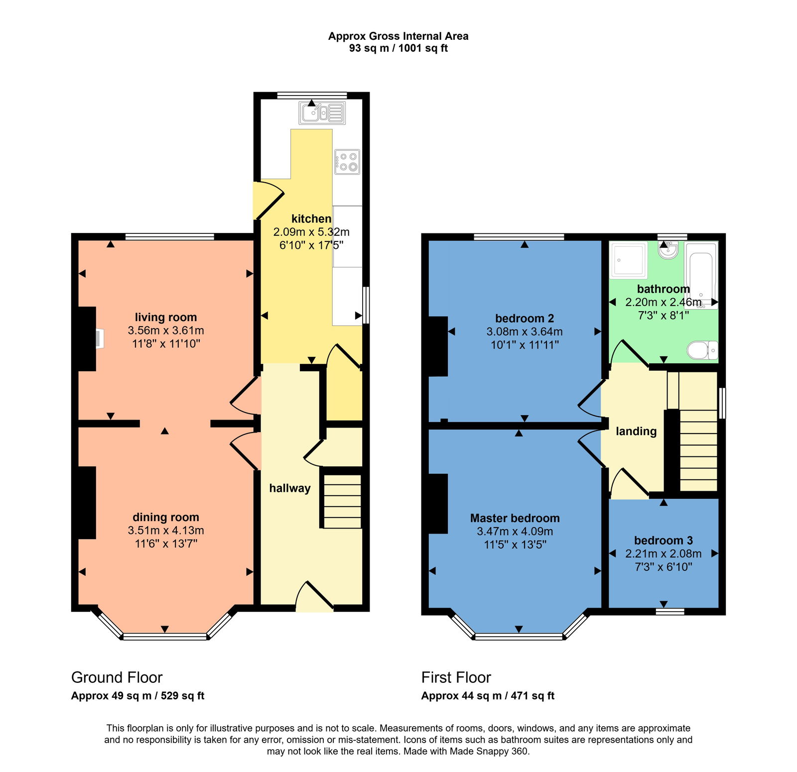 19, Scawfell Road, Carlisle floorplan