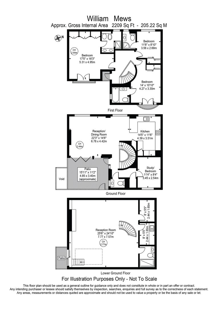 William Mews, London floorplan