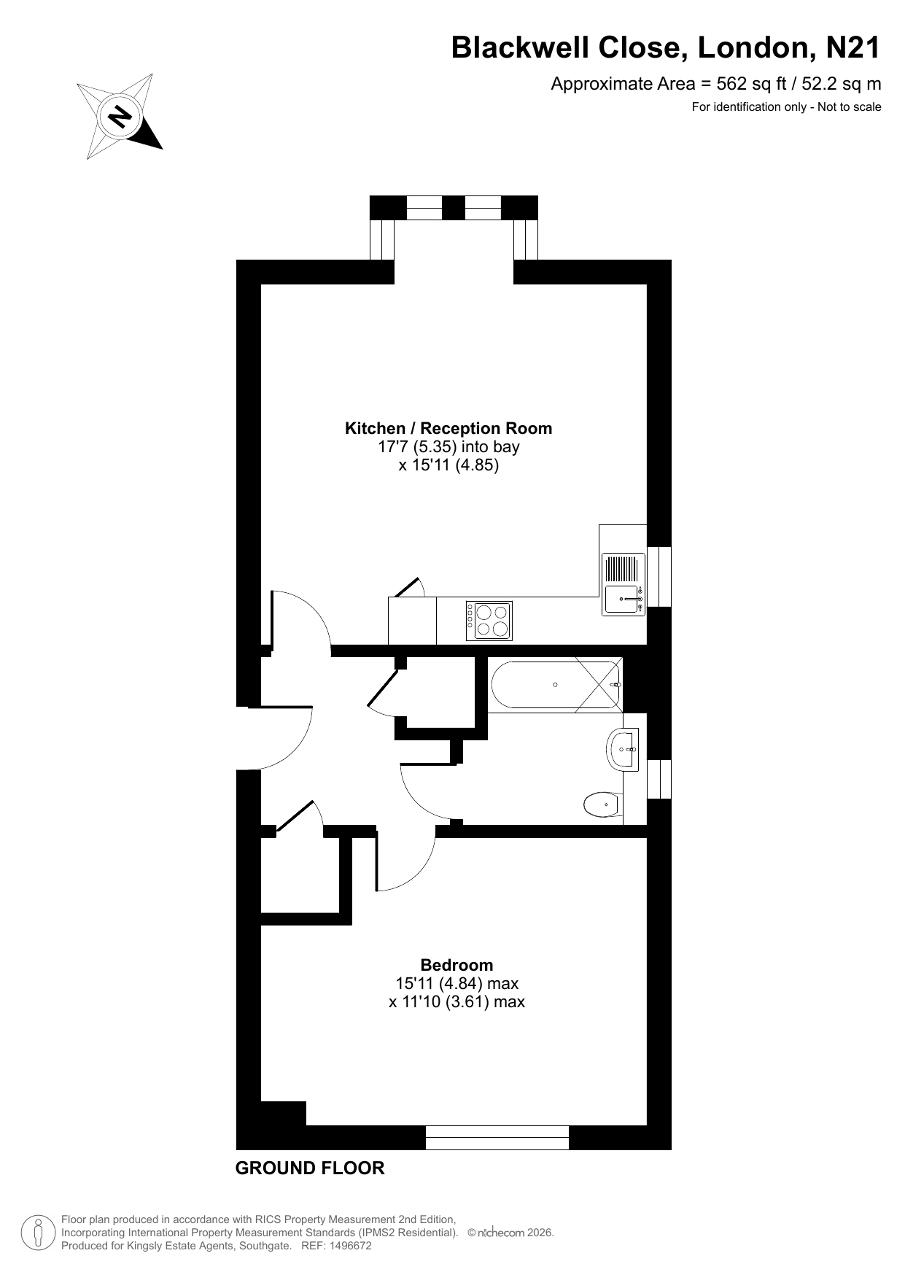 33, Blackwell Close, London floorplan