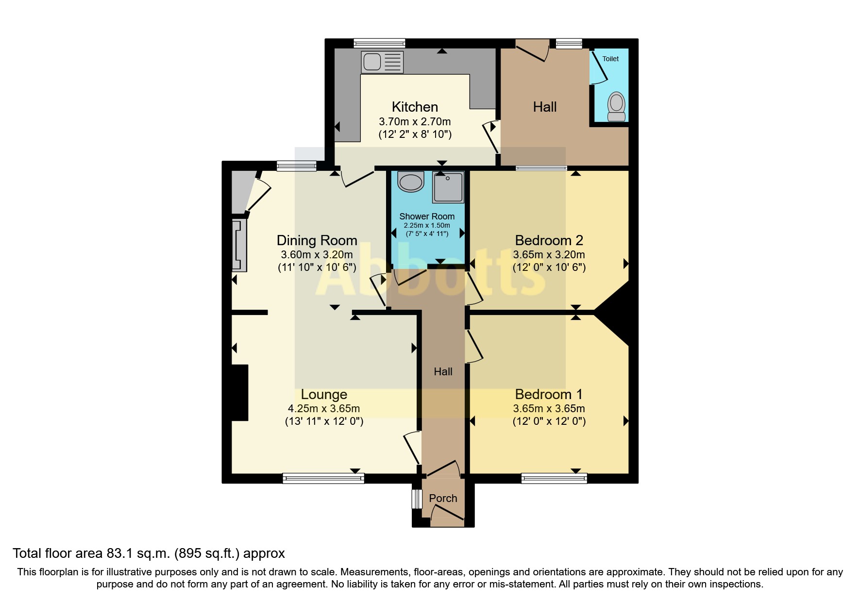 Pullover Road, Tilney All Saints, King's Lynn PE34, 2 bedroom bungalow