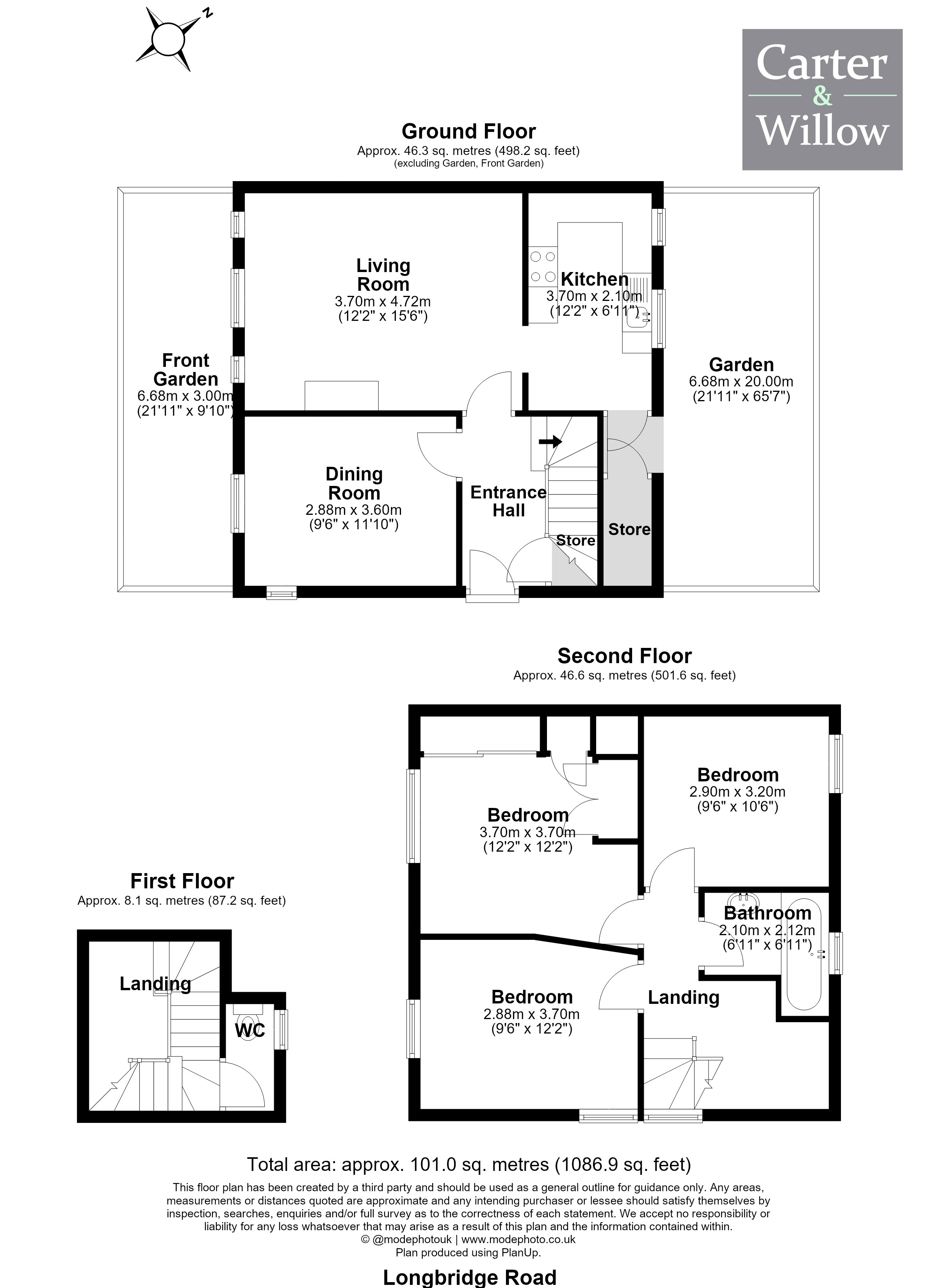 863, Longbridge Road, Dagenham floorplan