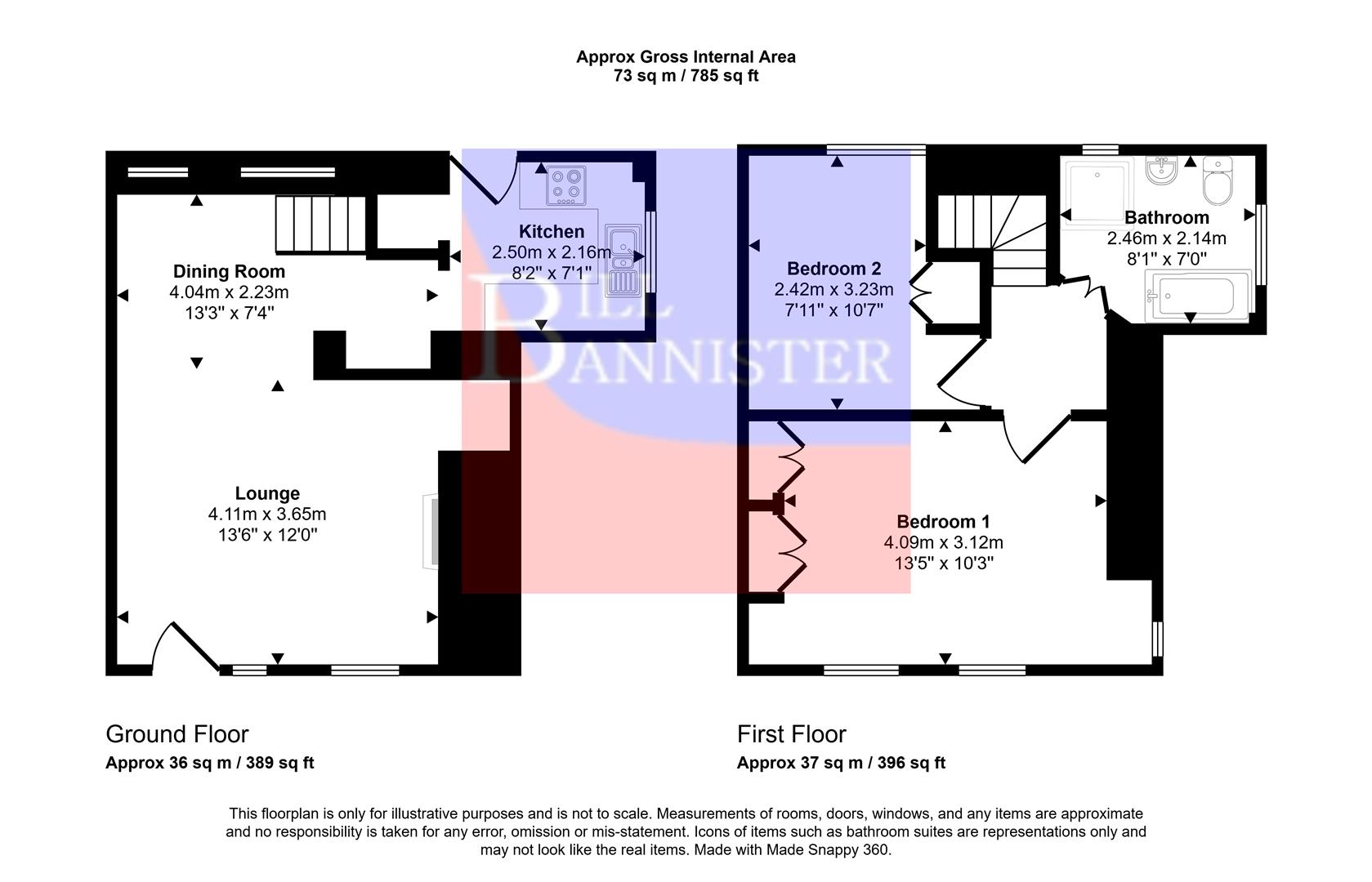 Mabel's Cottage, 2 Hendra Cottages, Truro floorplan