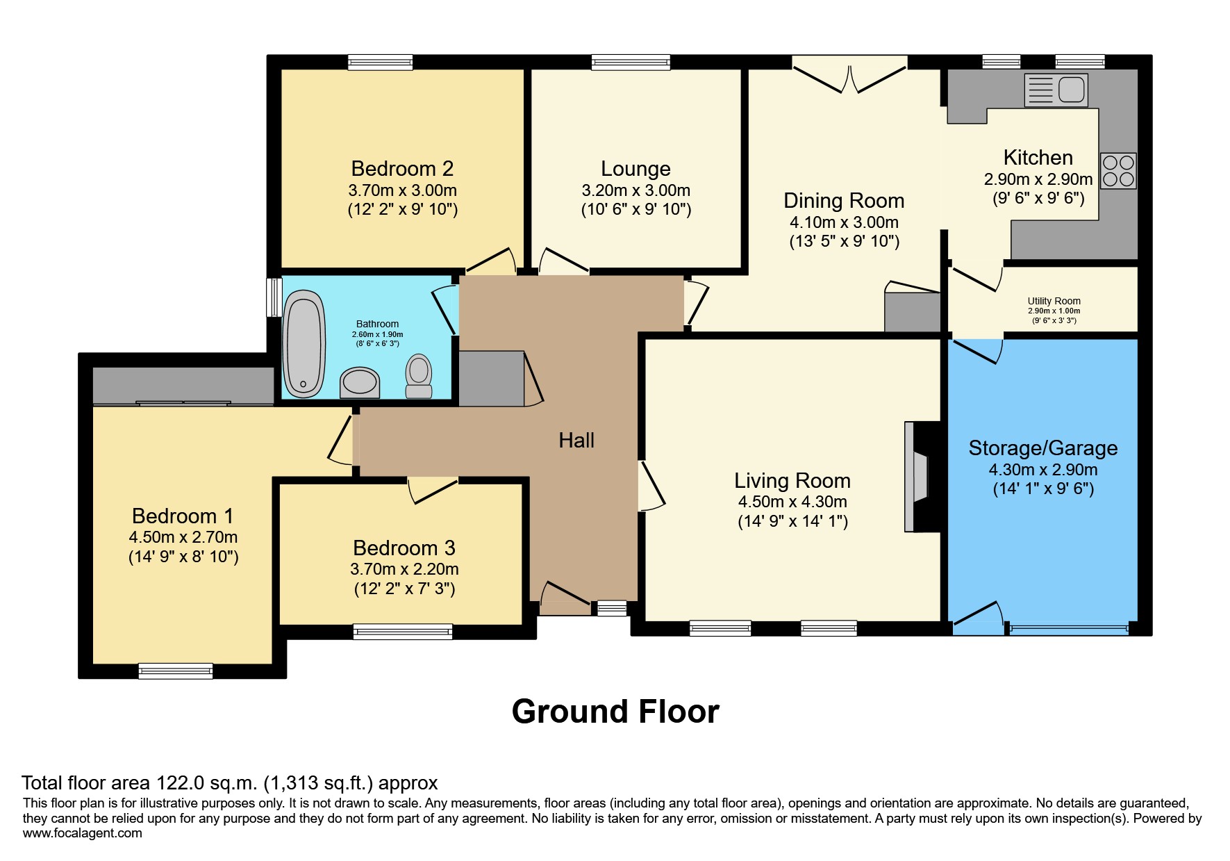 5, Glebe Close, Carlisle floorplan