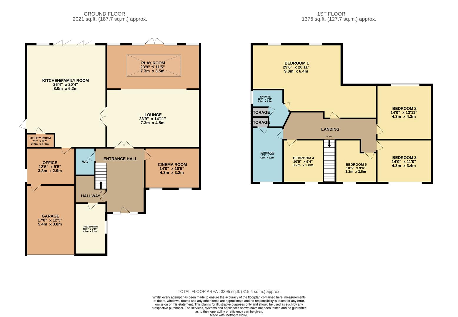 25, Fountain Lane, Hockley floorplan