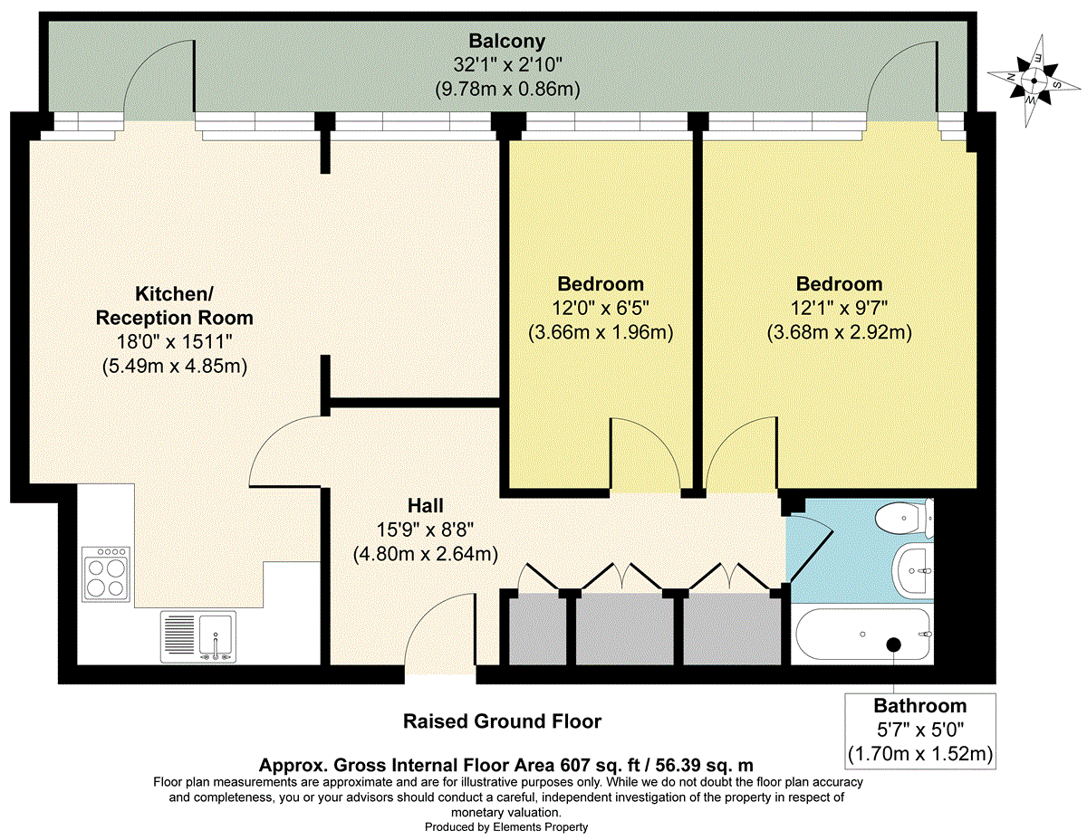 101, Judd Street, Clare Court, Bloomsbury floorplan