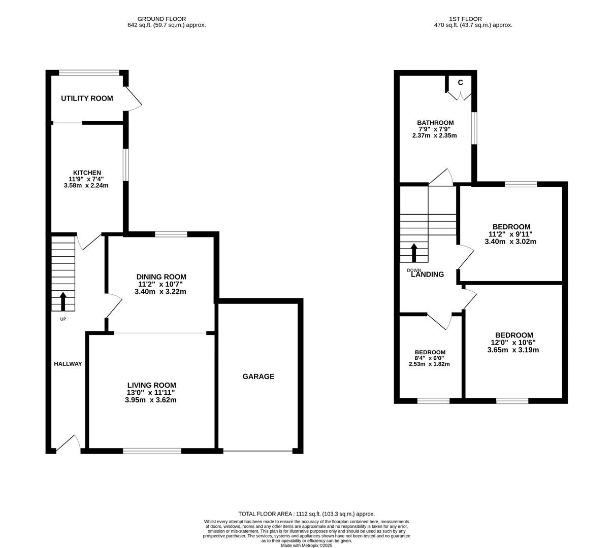 187, Frederick Road, East Sussex floorplan