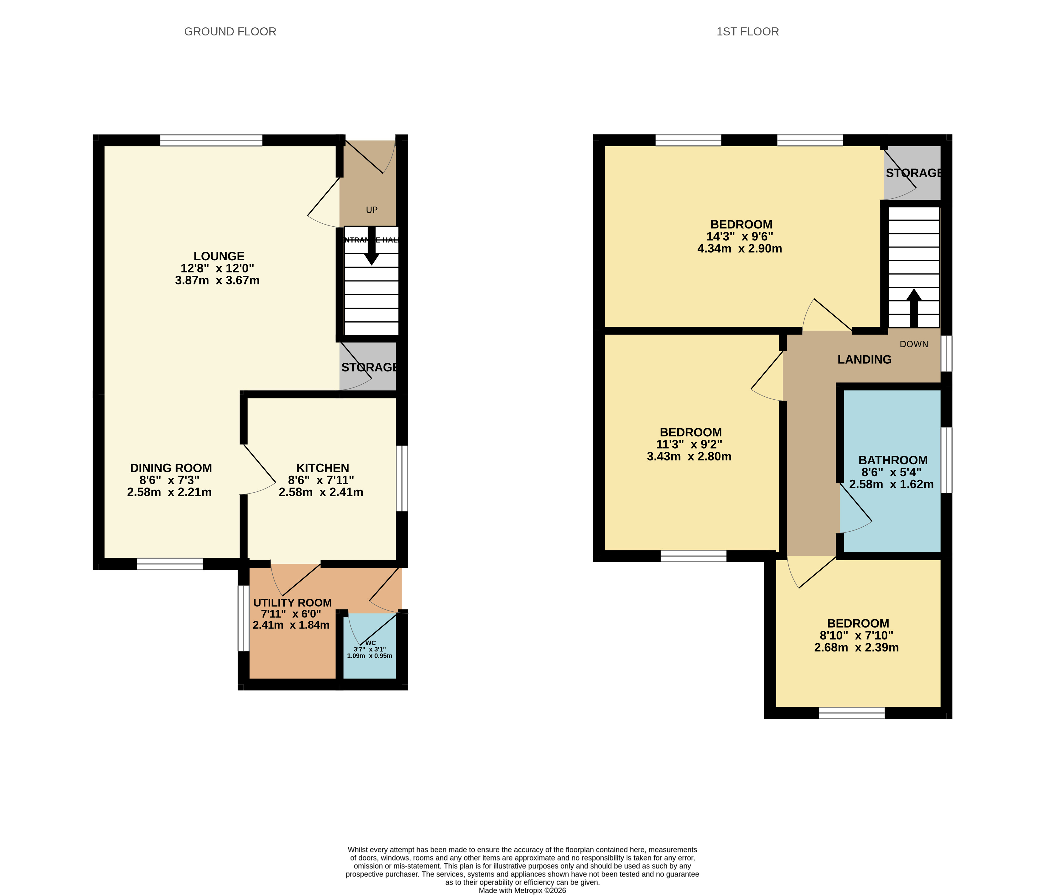 119, Roman Road, Jarrow floorplan