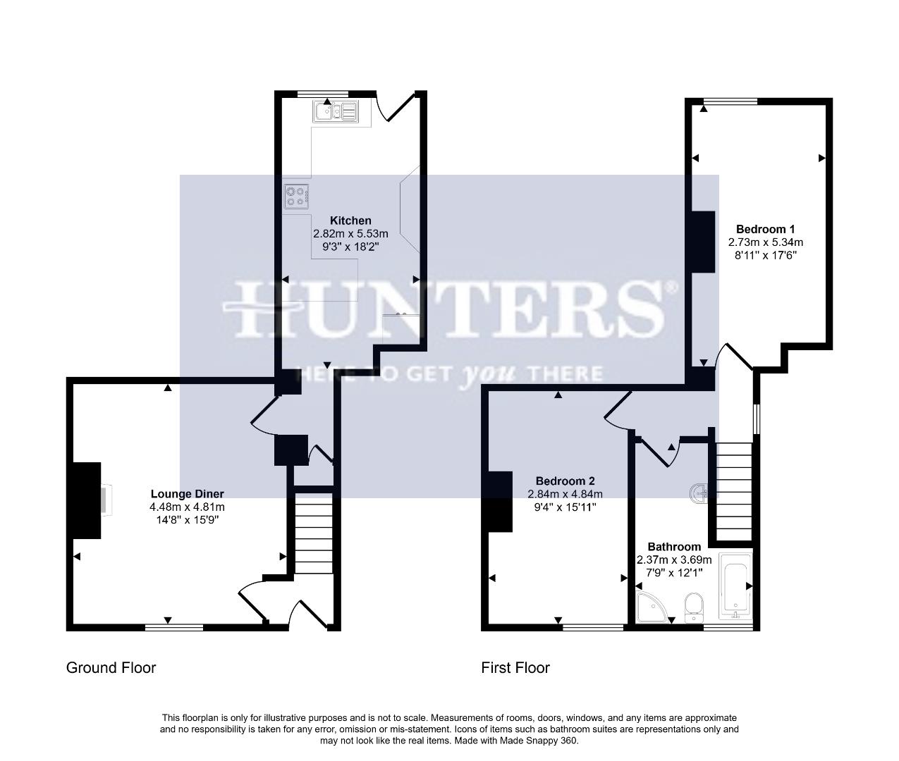 85, Holme Lane, Bradford floorplan