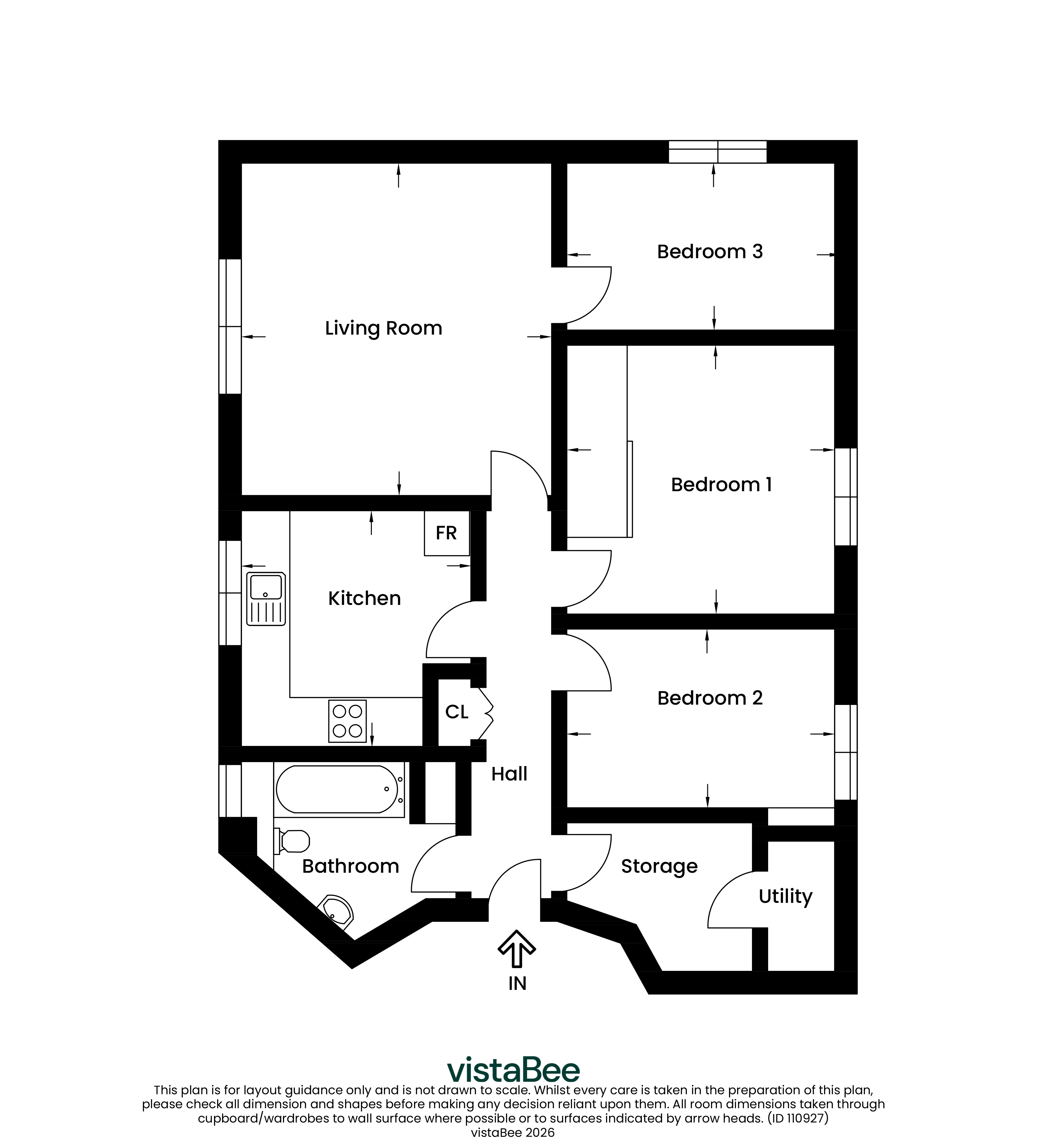 1E,, Tarbolton Road, Glasgow floorplan