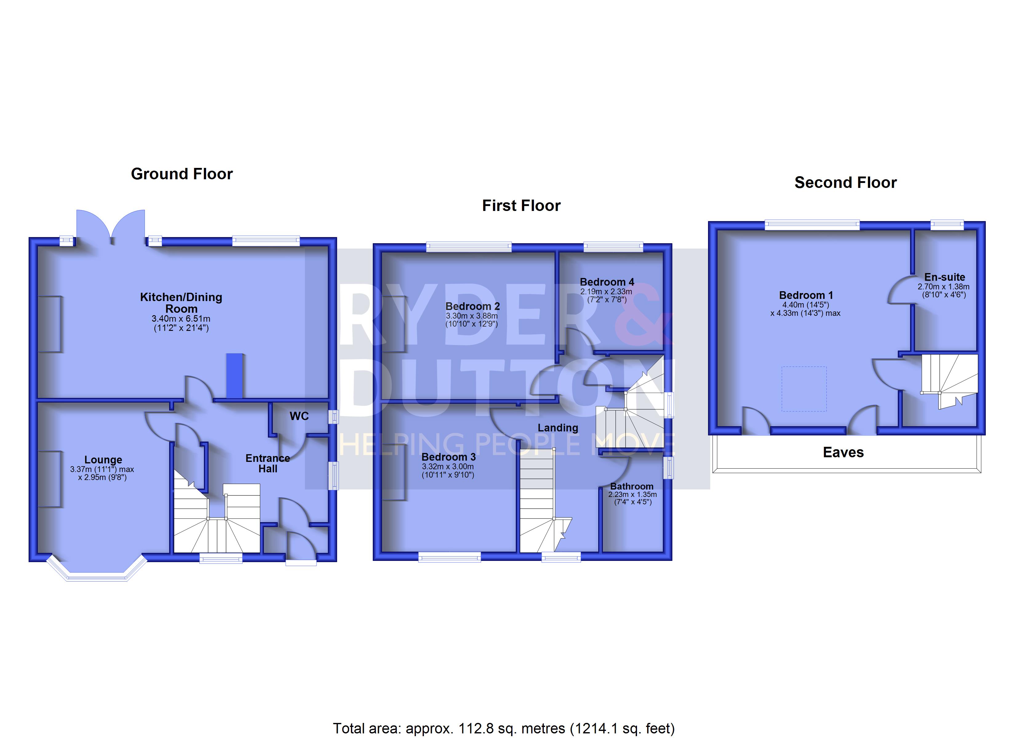 18, Meadow Way, Manchester floorplan