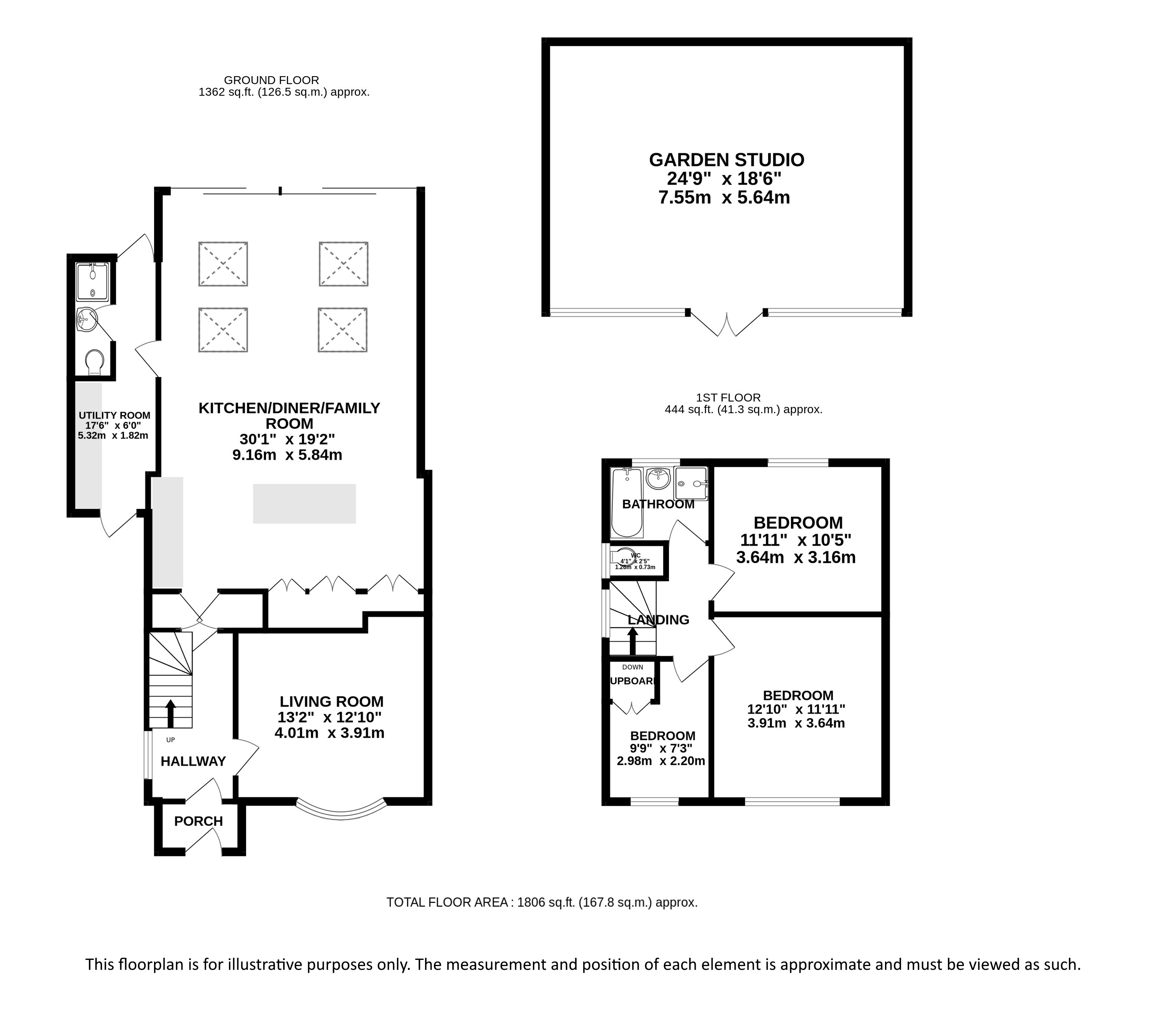 16, Butterfield Lane, St. Albans floorplan