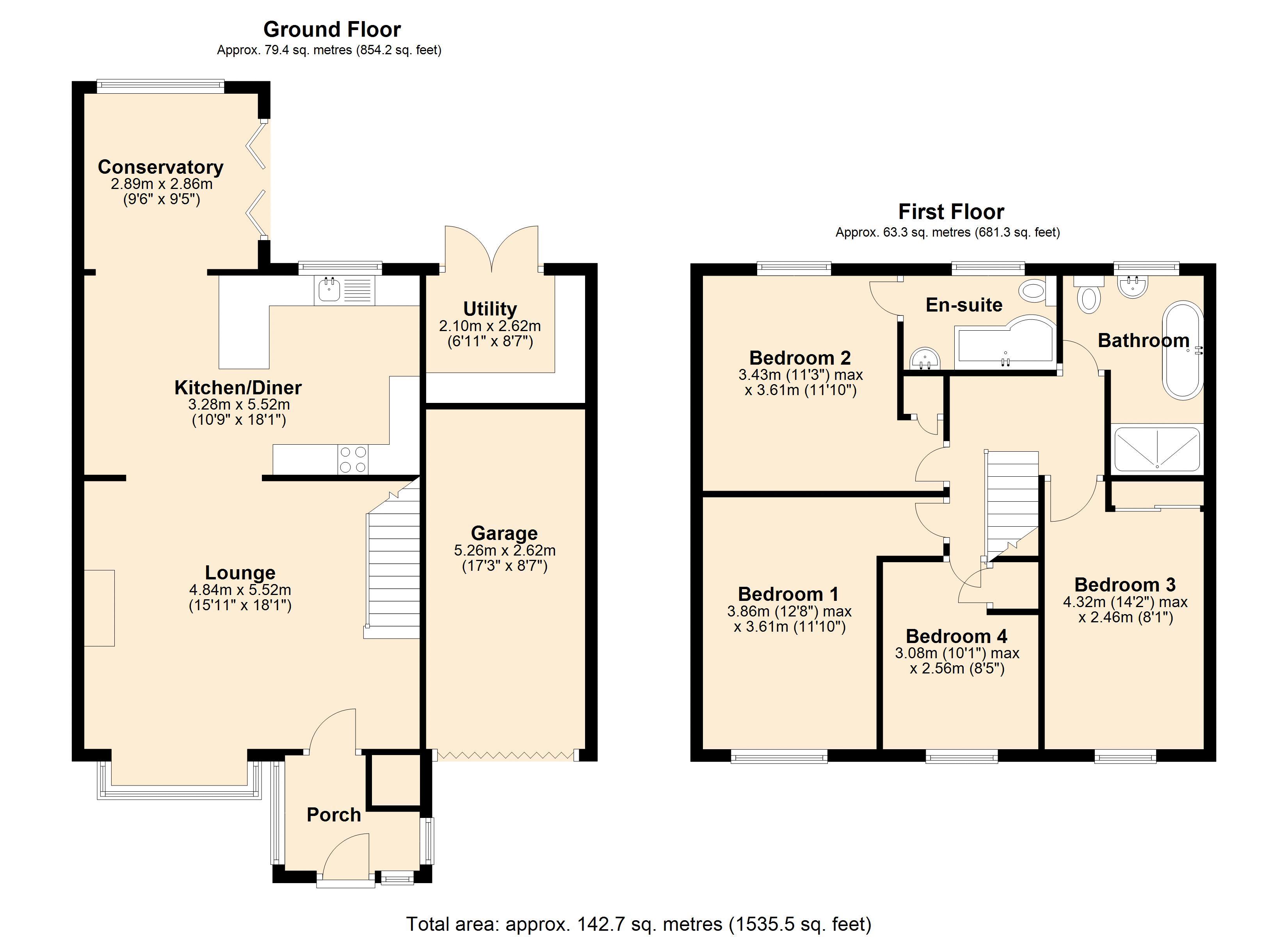 18, Redesdale Avenue, Hanover Estate floorplan