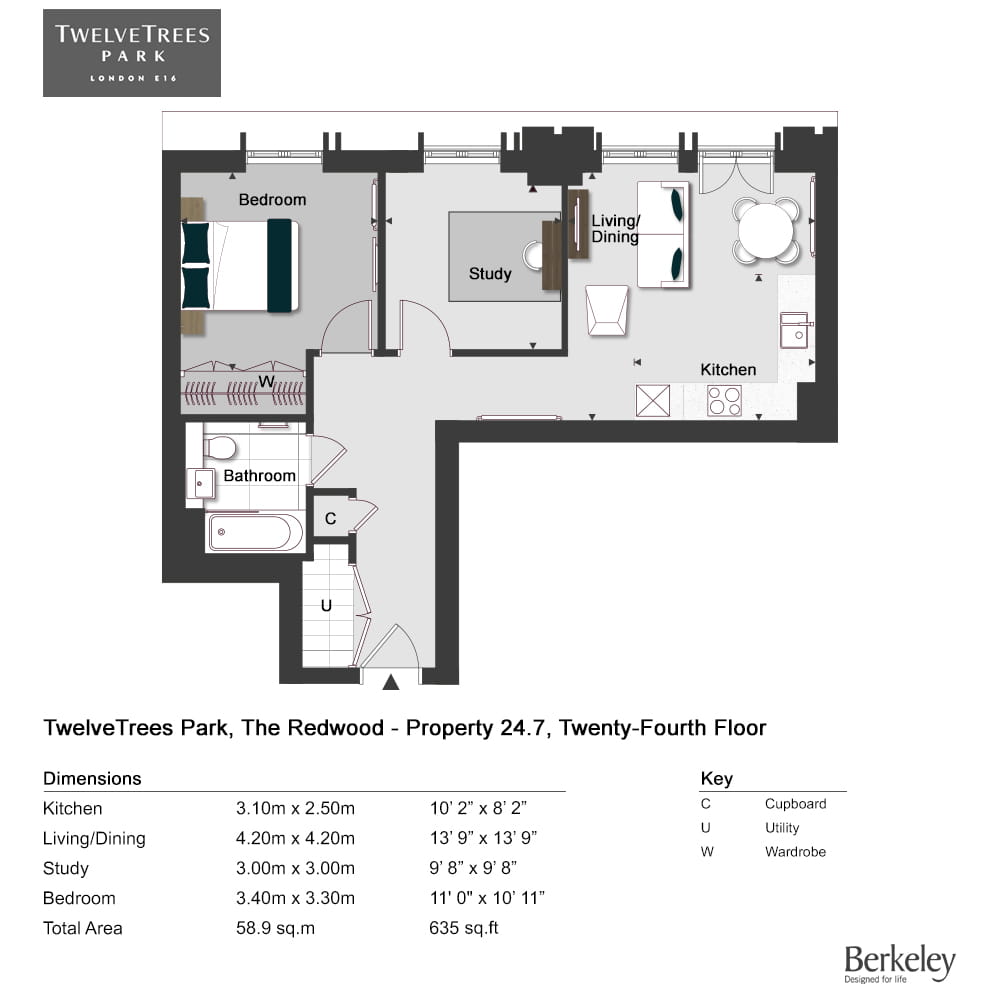 24.07, West Ham, E16 4Da, West Ham floorplan