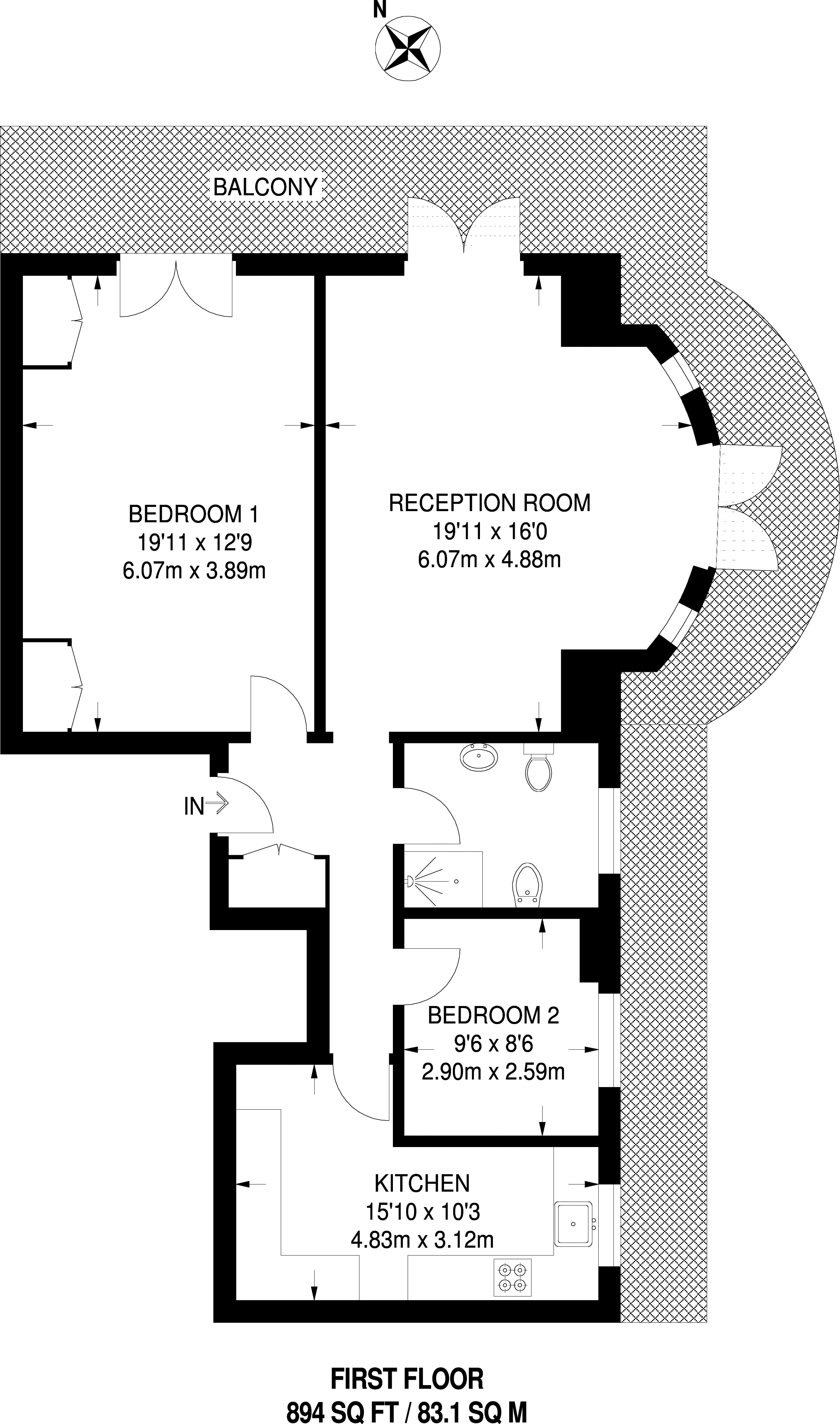 2 Bedrooms Flat to rent in Westbourne Terrace, Bayswater W2