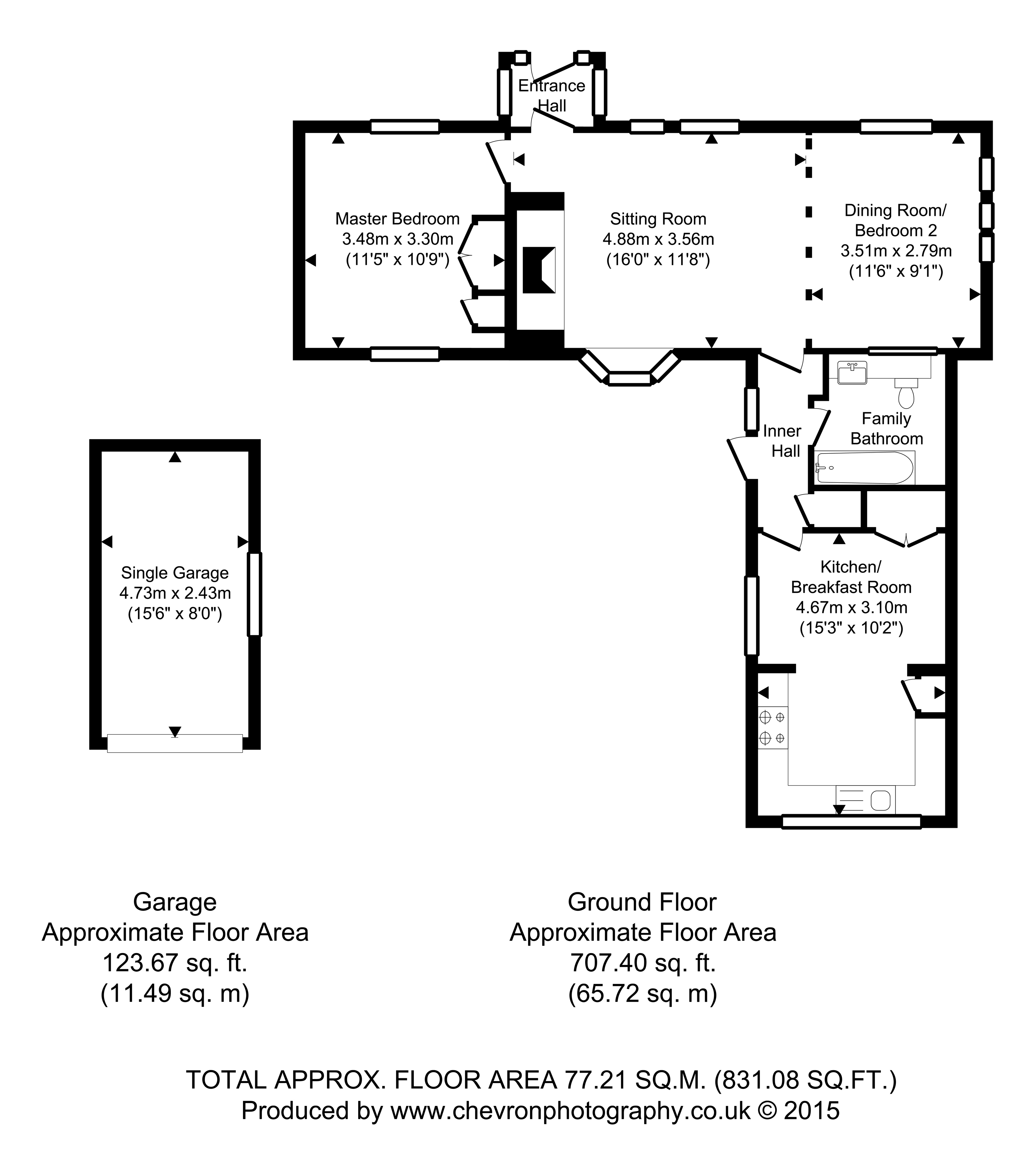 The Old Cottage, Lower Street, Colchester floorplan