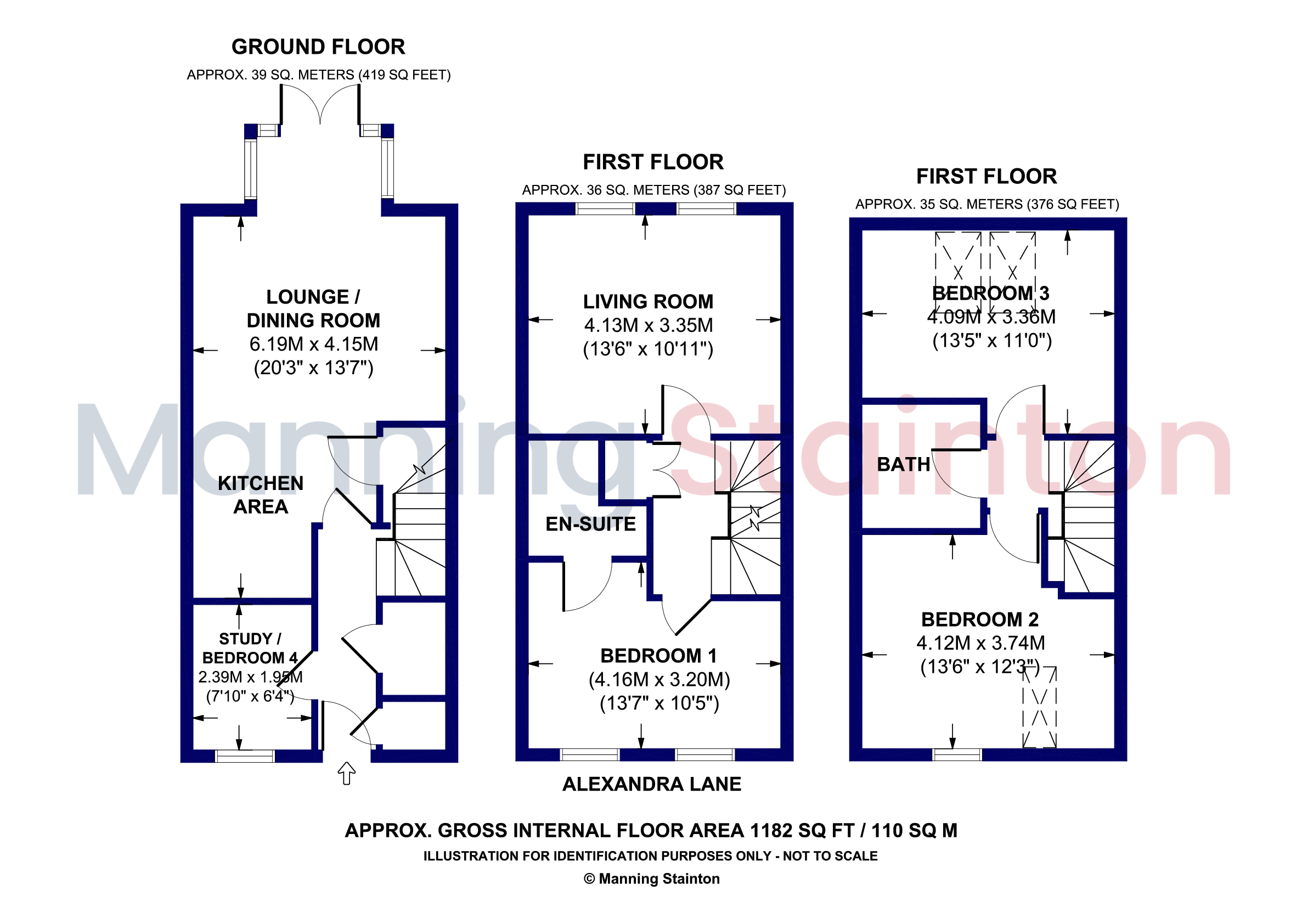38, Alexandra Lane, Wakefield floorplan