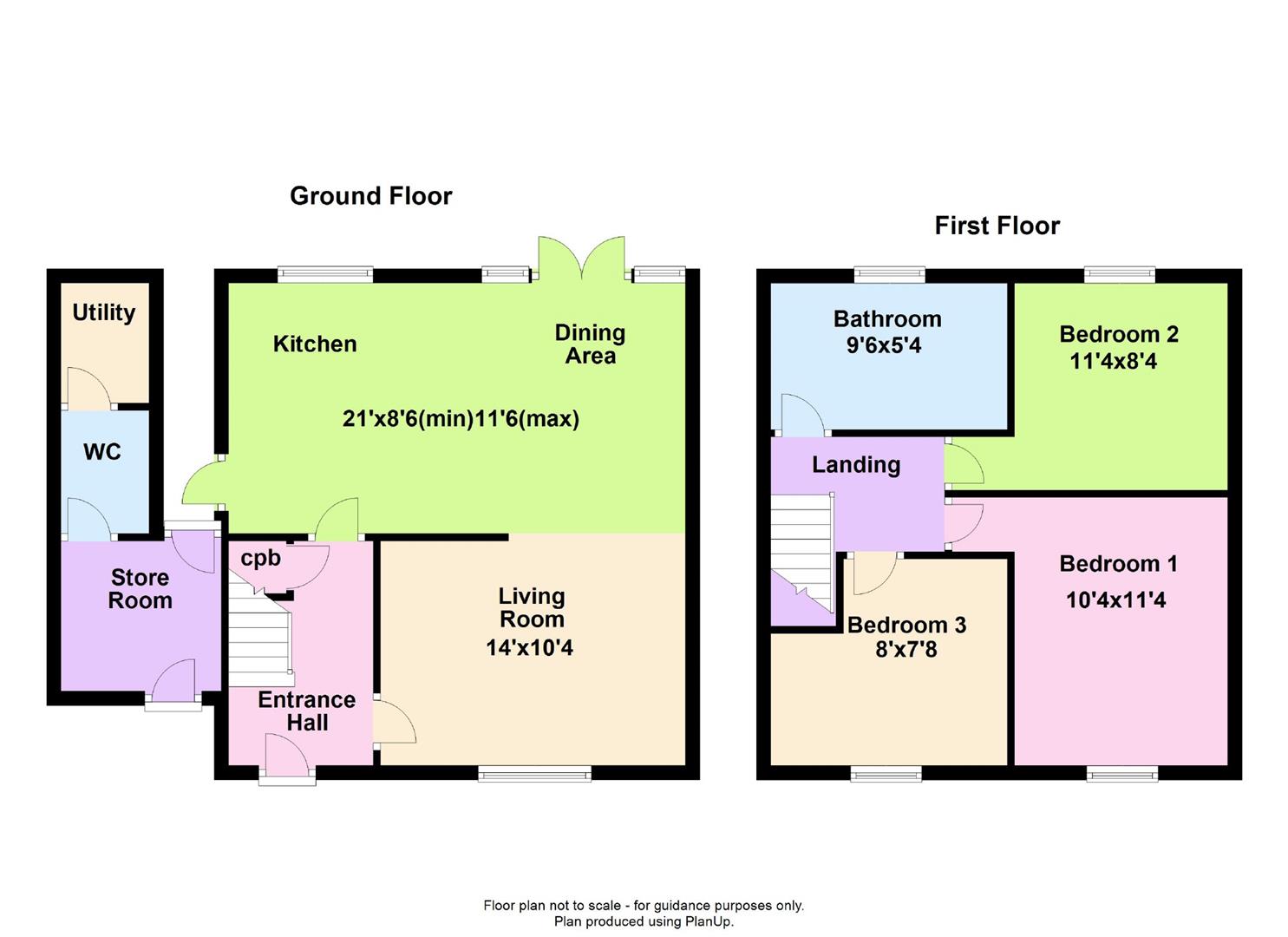 Scott Road, Corby floorplan