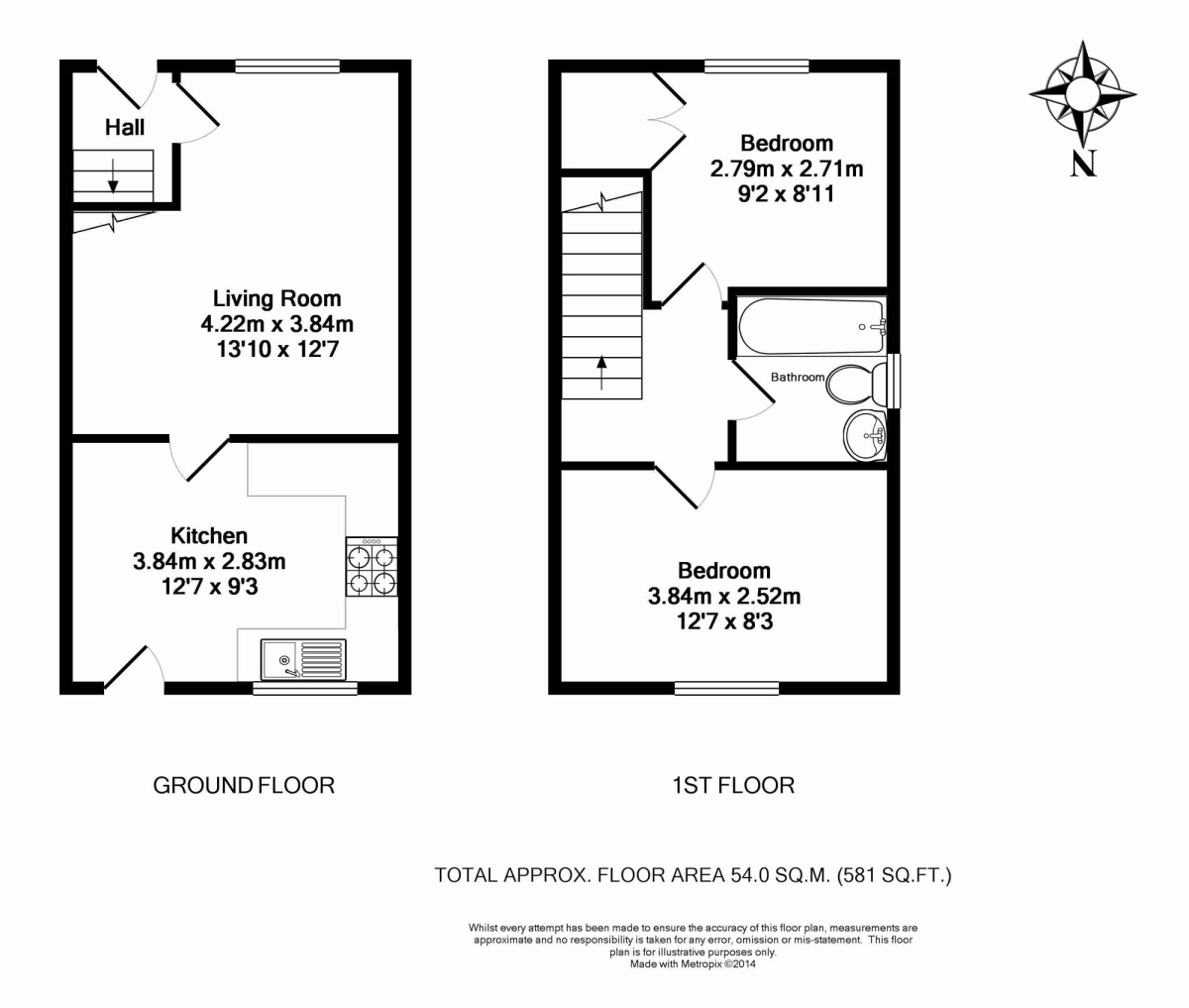 25, Hamilton Close, Banbury floorplan