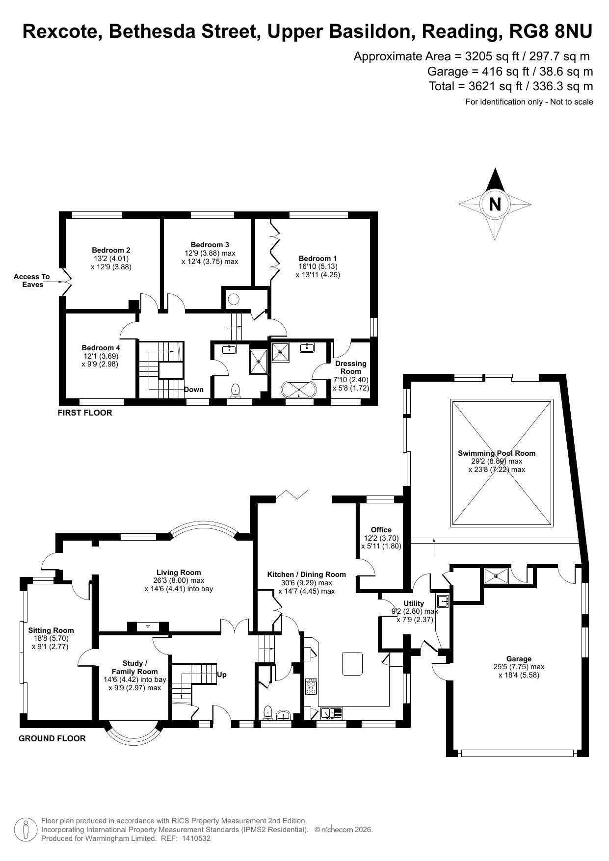 Rexcote, Bethesda Street, Upper Basildon floorplan