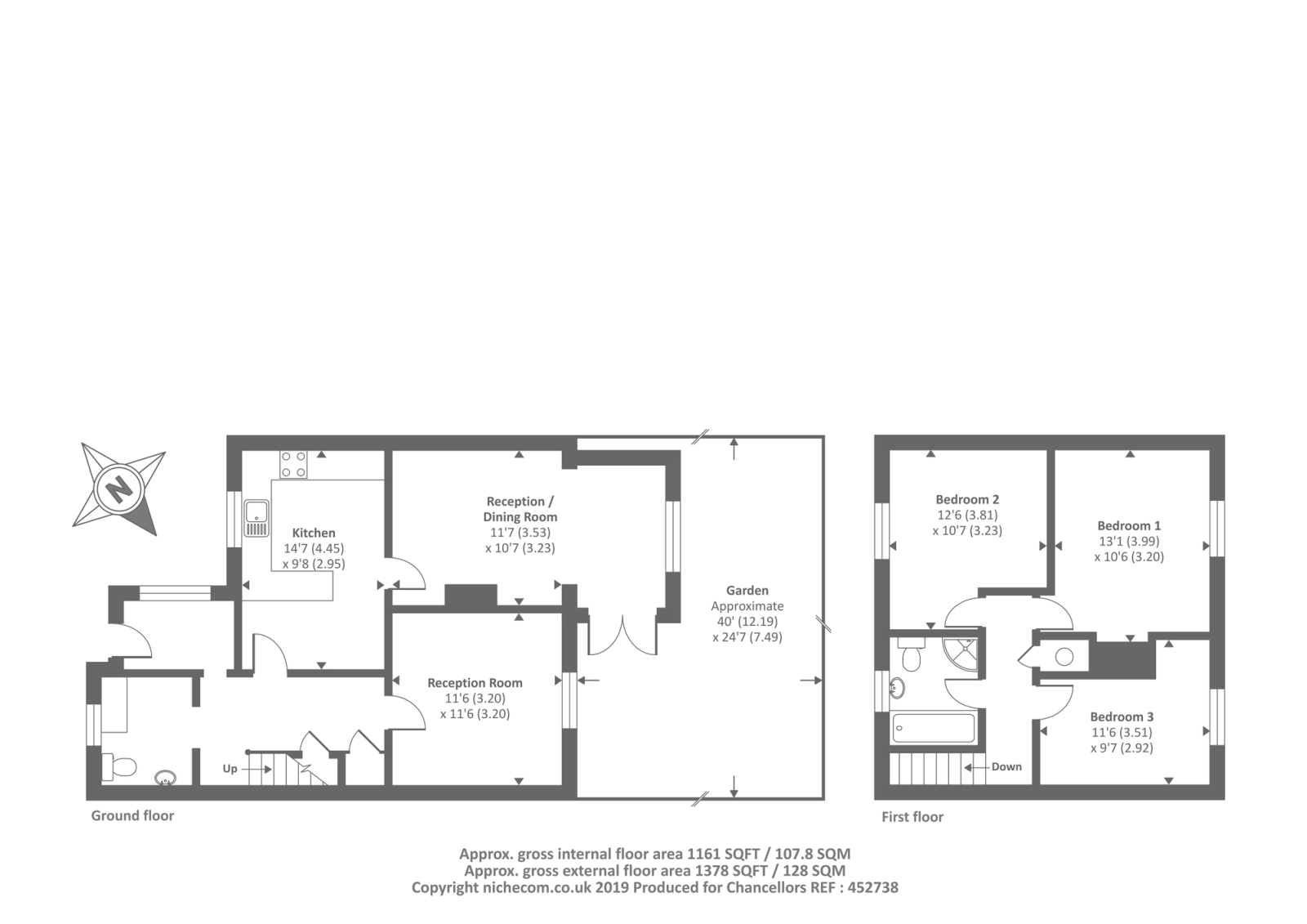 3 Bedrooms Semi-detached house for sale in Hay On Wye/Hereford, Preston On Wye HR2