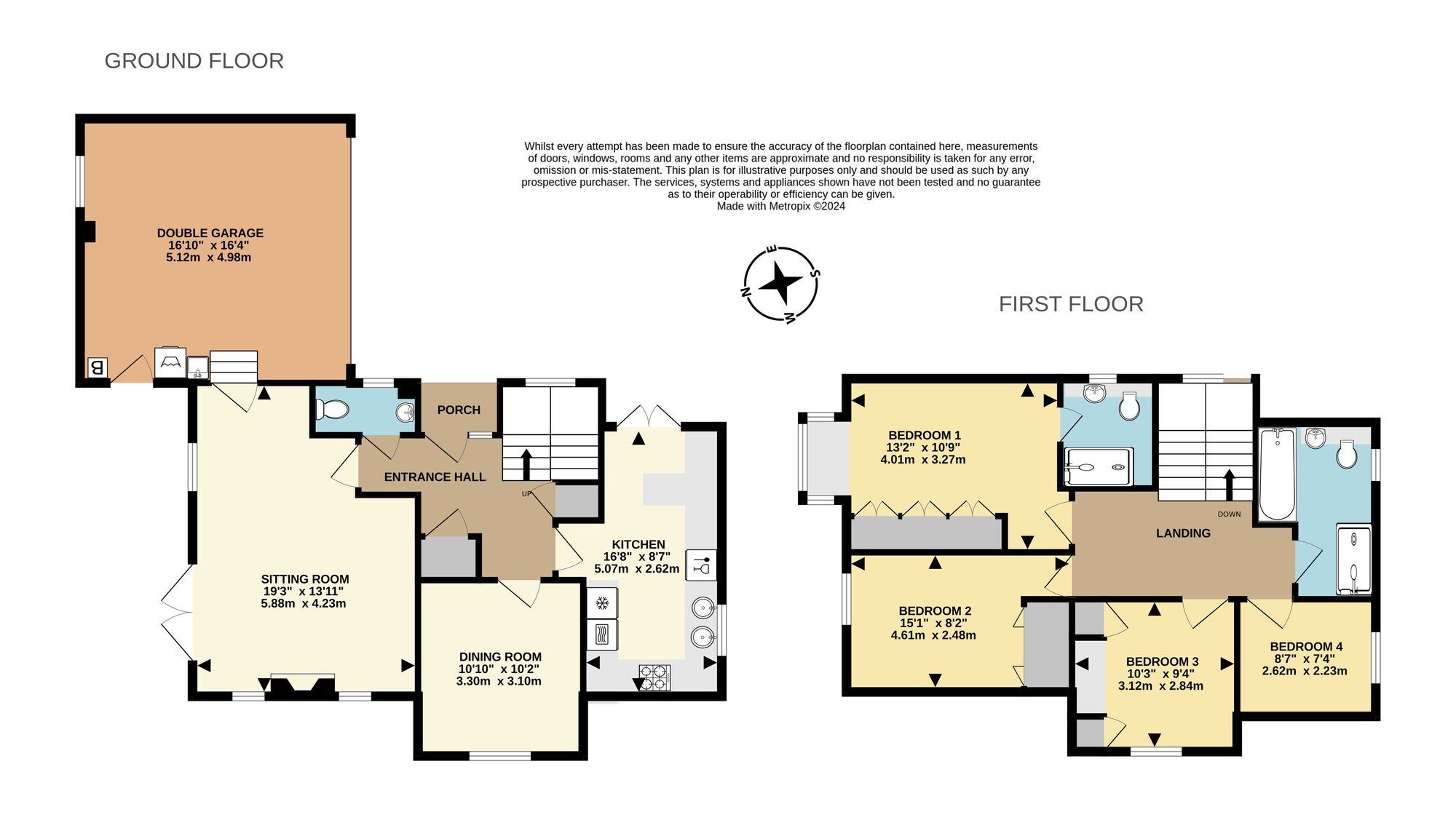 Endwood, 4 Corbyn Court, Torquay floorplan