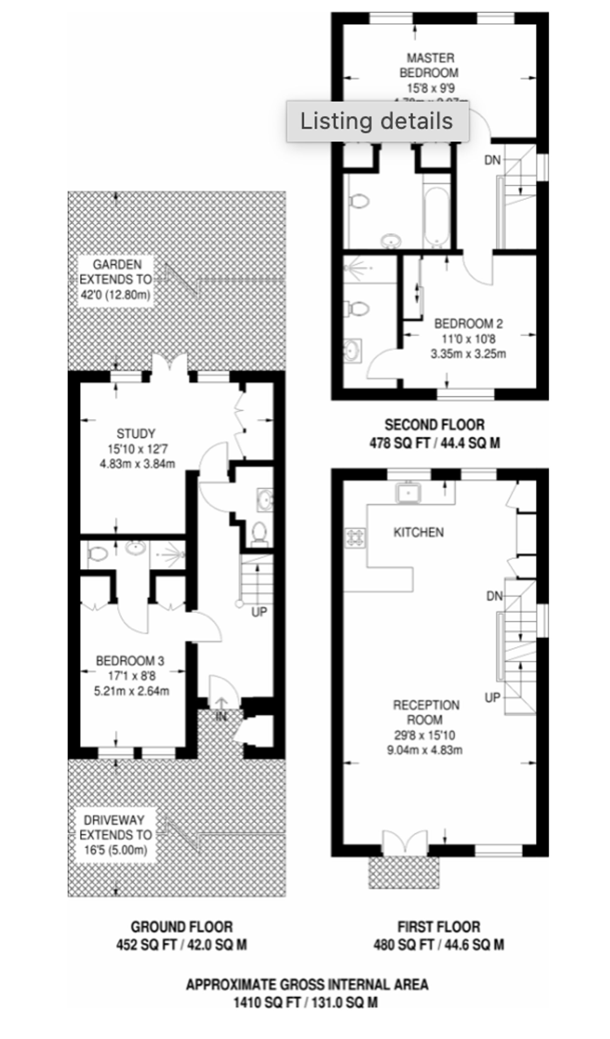117 Ribblesdale Avenue, London floorplan