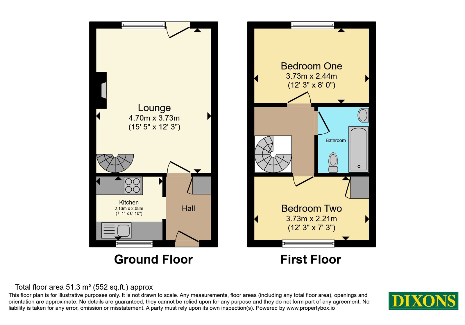 Old Bank Top, West Midlands floorplan
