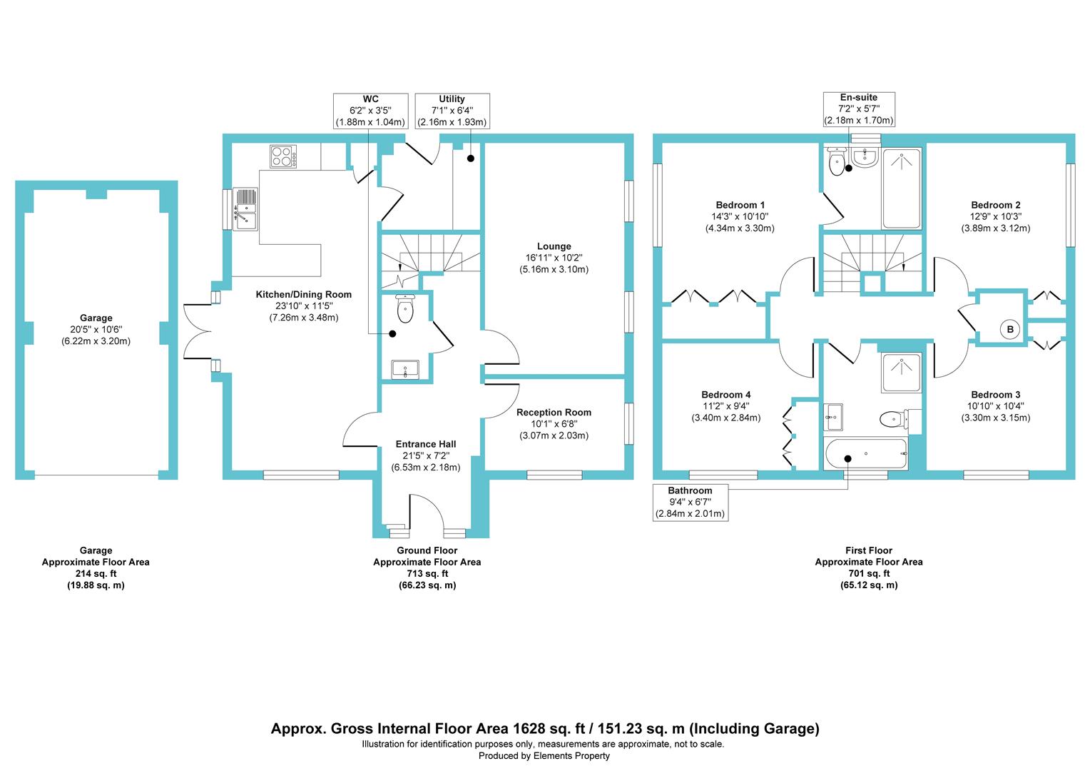 18, Swale Drive, Bedale floorplan
